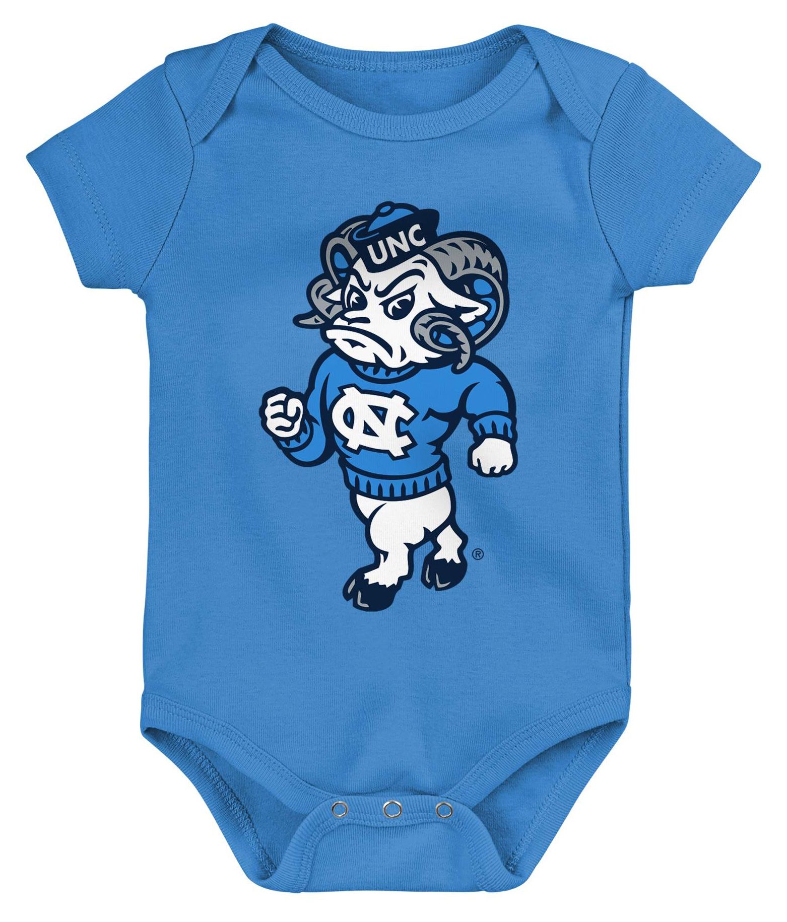 NCAA Infant North Carolina Tar Heels Light Blue Mascot Creeper