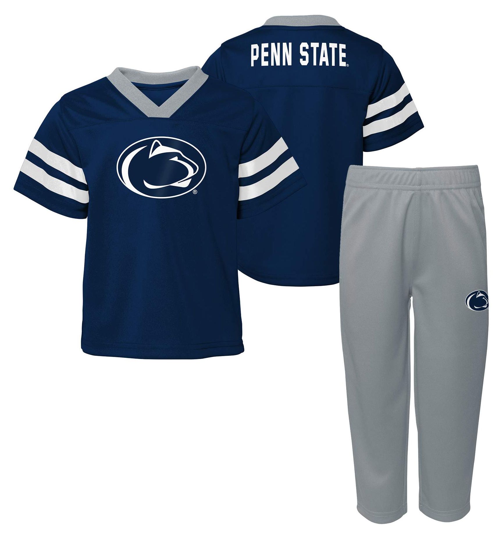 NCAA Infant Penn State Nittany Lions Navy Red Zone 2-Piece Set
