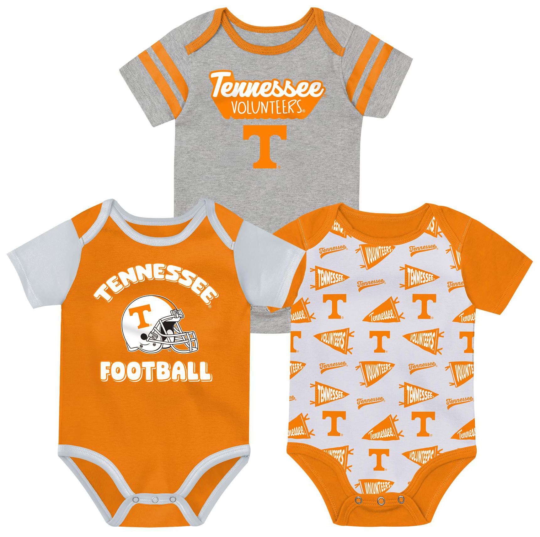 NCAA Infant Tennessee Volunteers Orange Star Player Set