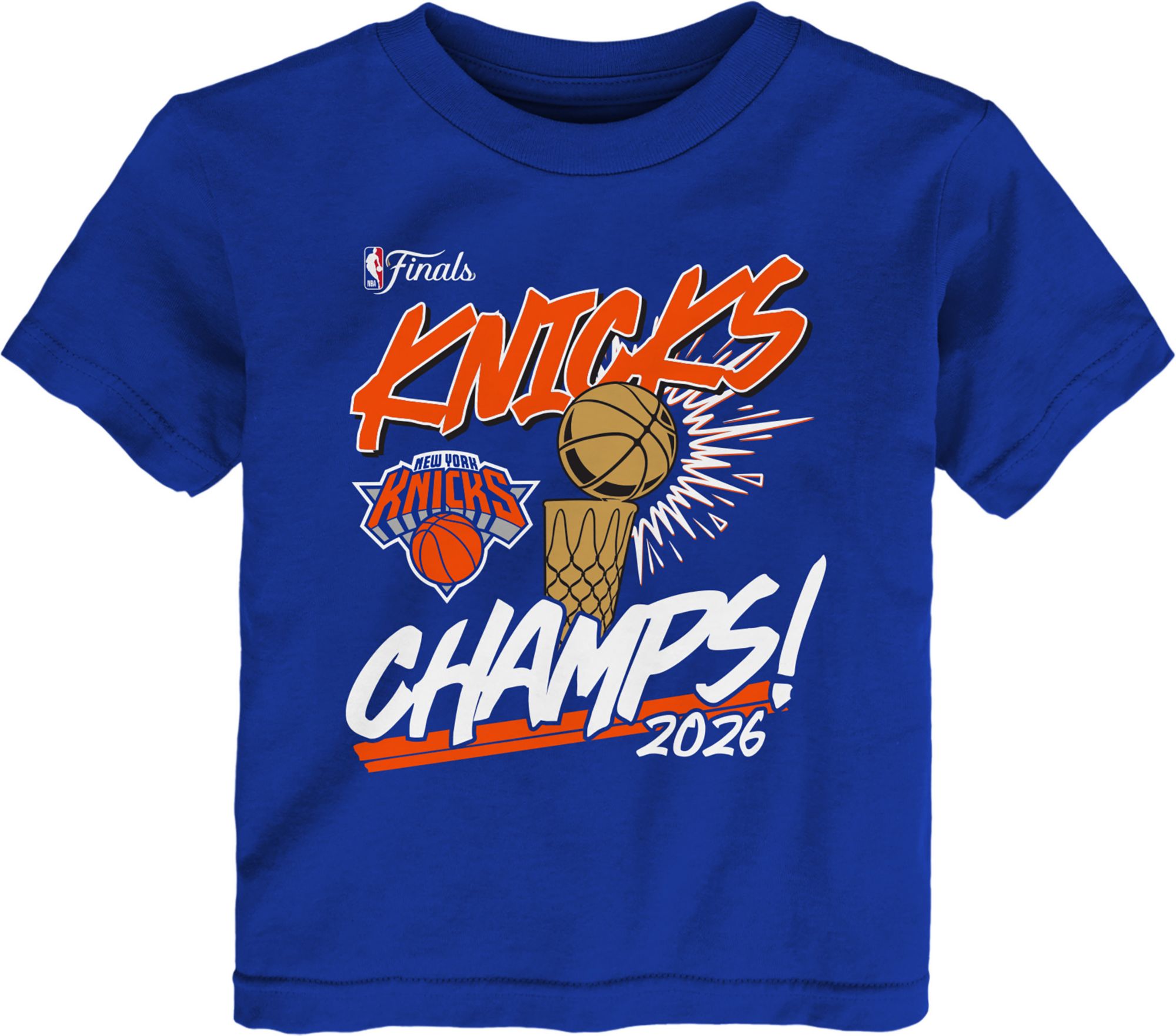 NBA Toddler 2026 NBA Champions New York Knicks Sparks T-Shirt