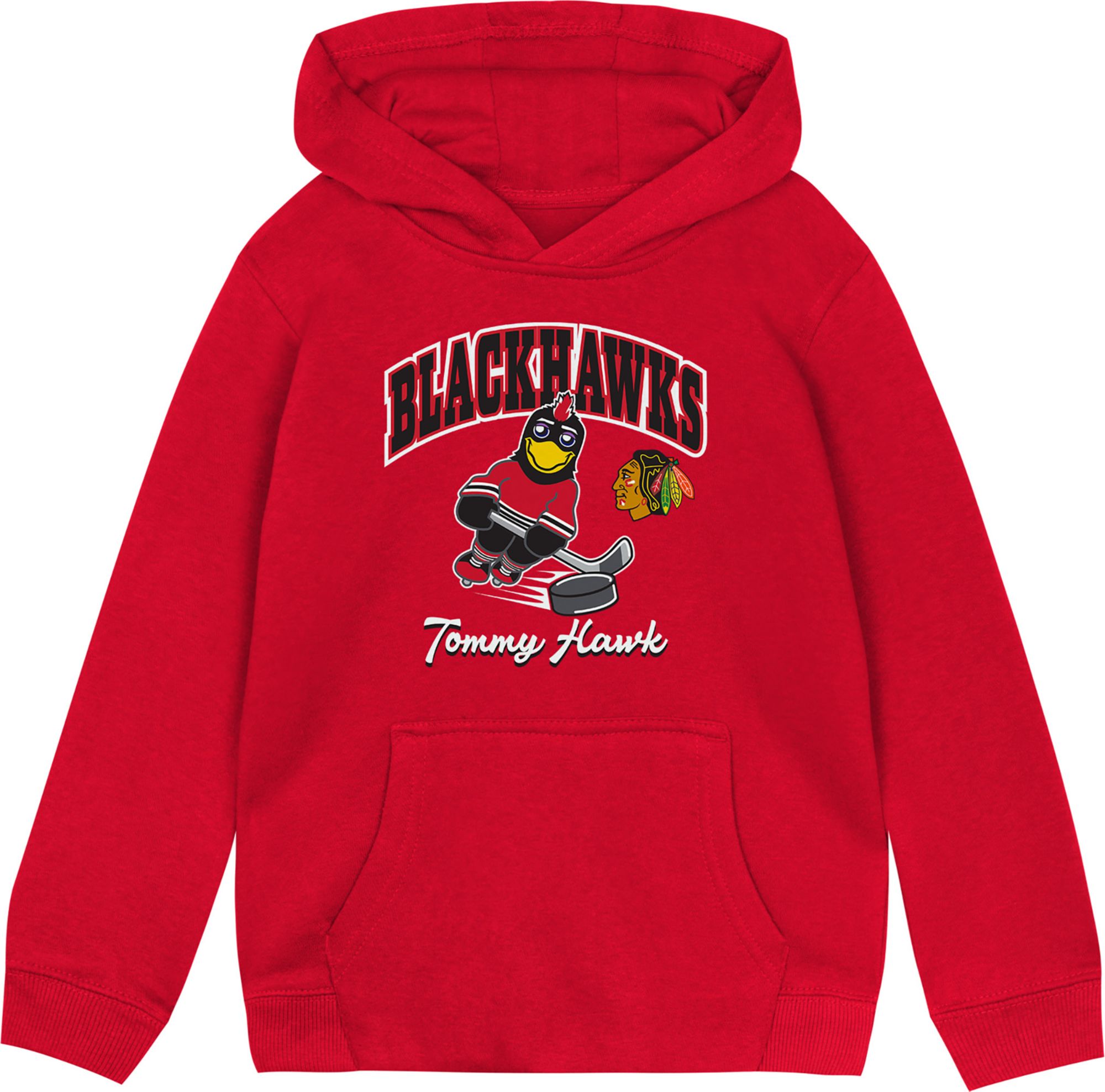 NHL Team Apparel Toddler Chicago Blackhawks Baby Mascot Hoodie