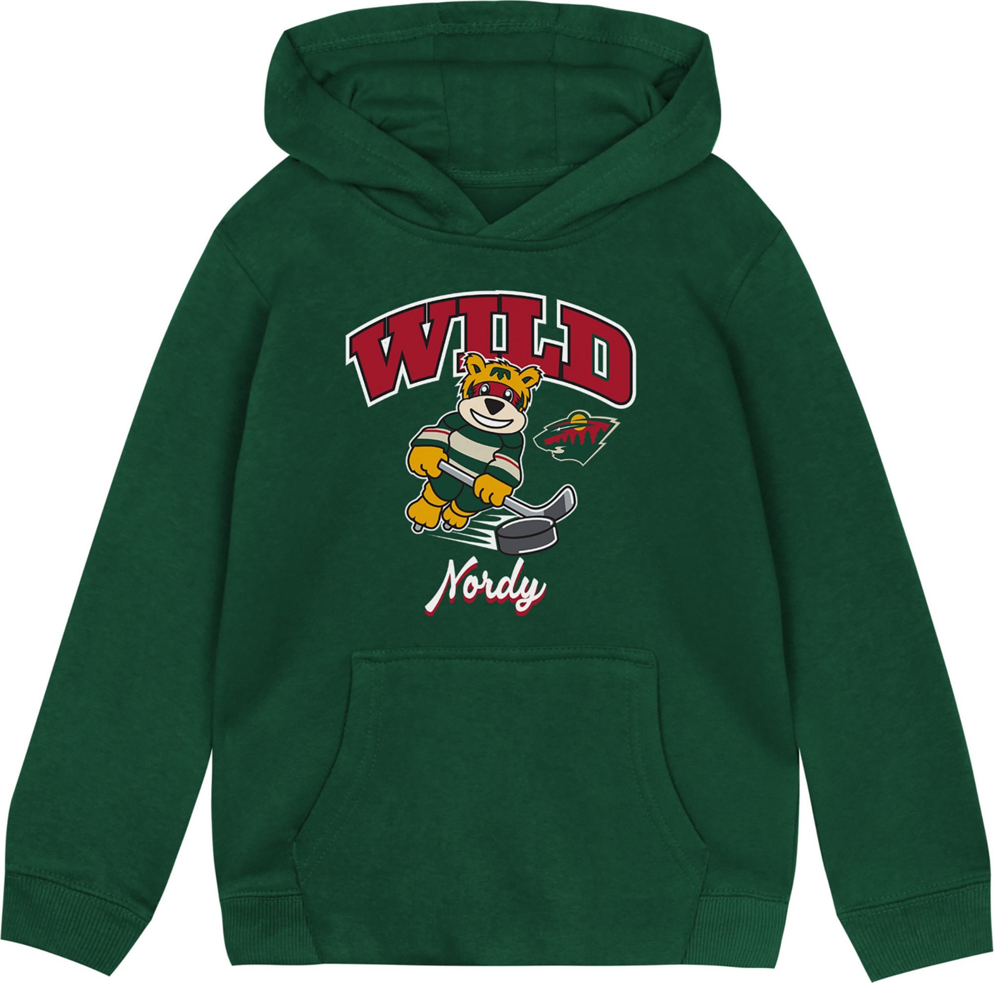 NHL Team Apparel Toddler Minnesota Wild Baby Mascot Hoodie