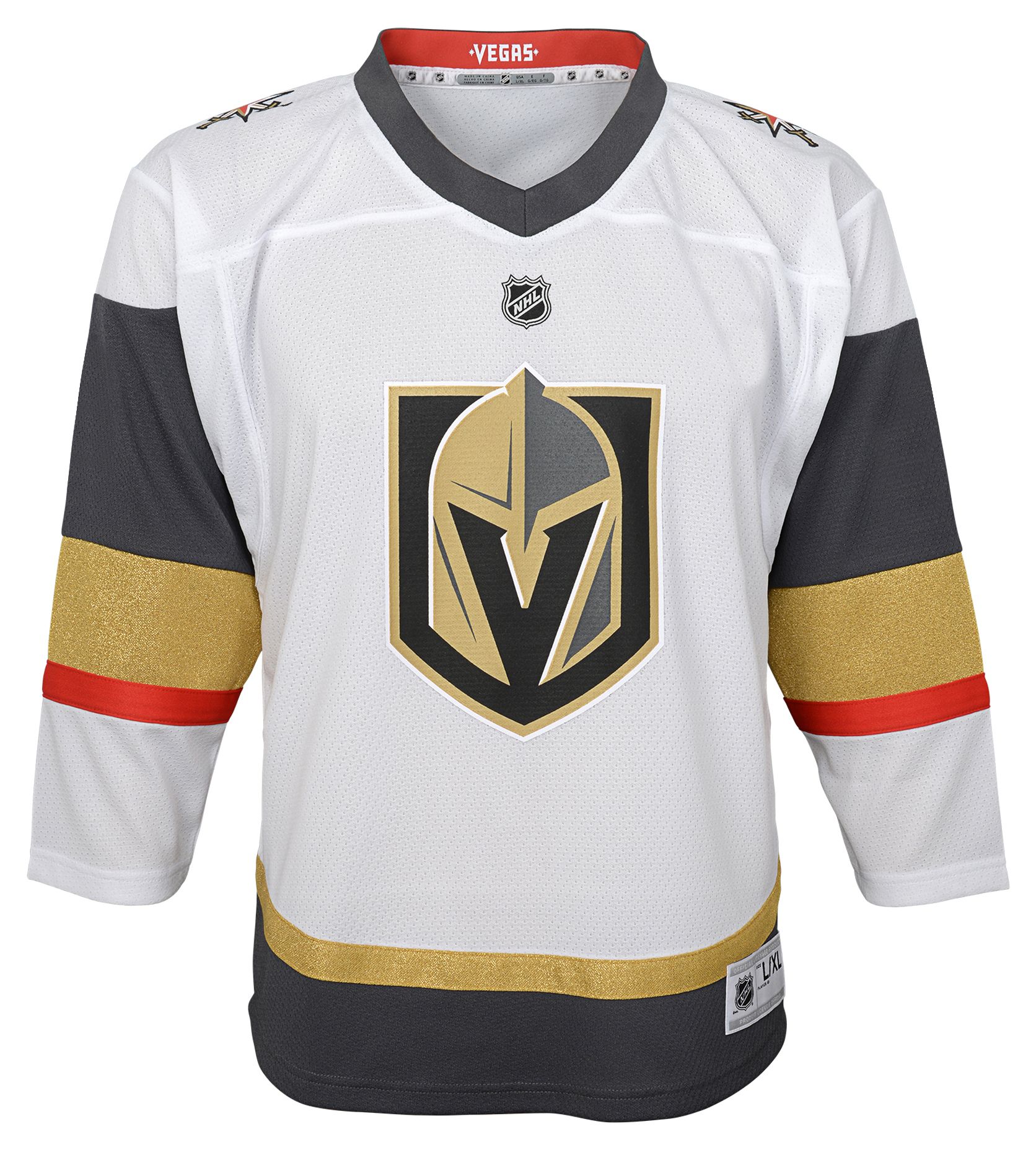 NHL Toddler Vegas Golden Knights White Away Replica Jersey