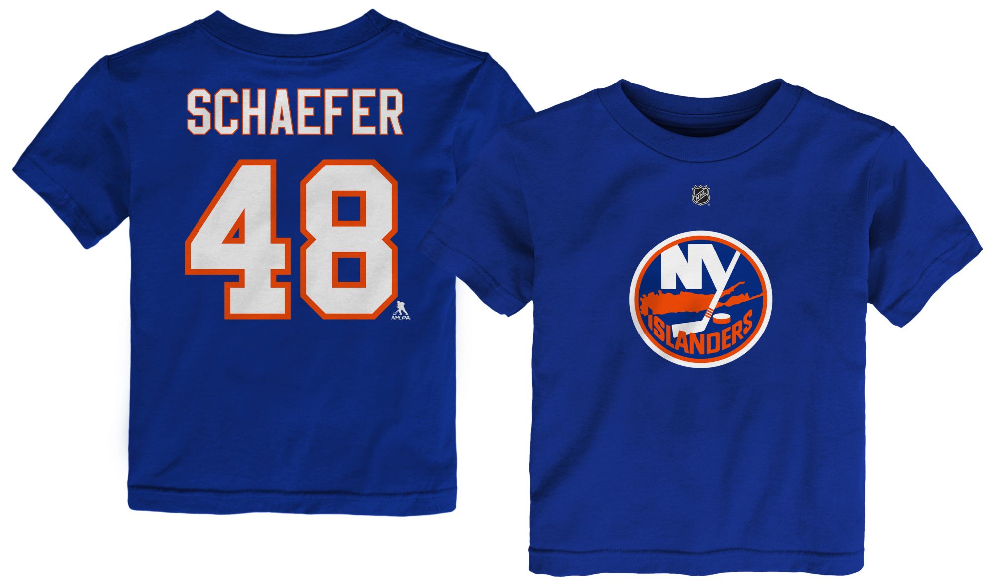 NHL Toddler New York Islanders Matthew Schaefer #48 Rush Blue T-Shirt