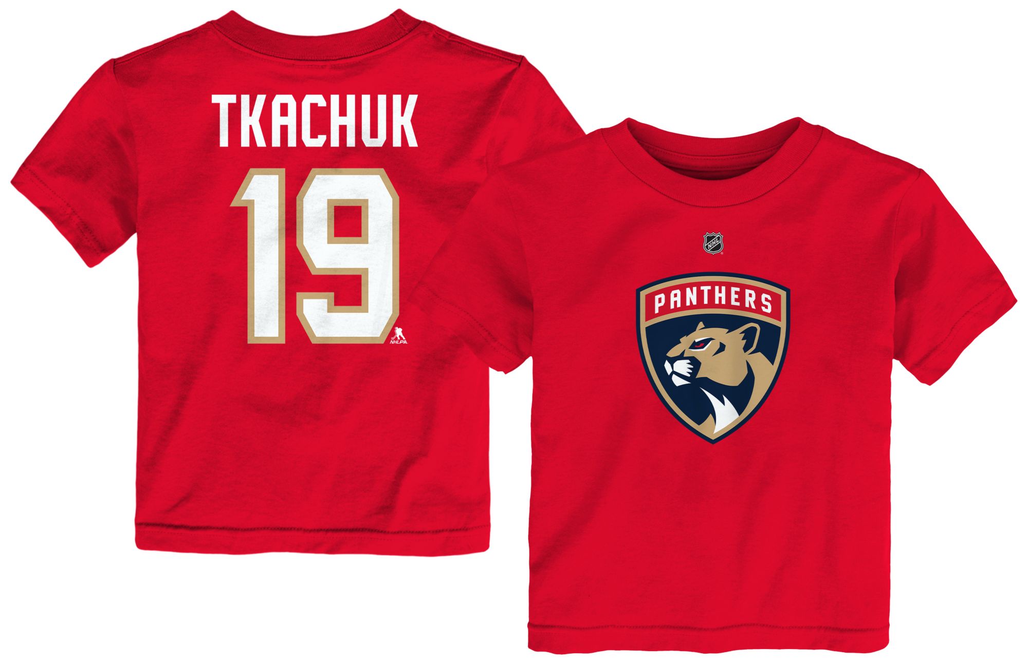 NHL Toddler Florida Panthers Matthew Tkachuk #19 University Red T-Shirt