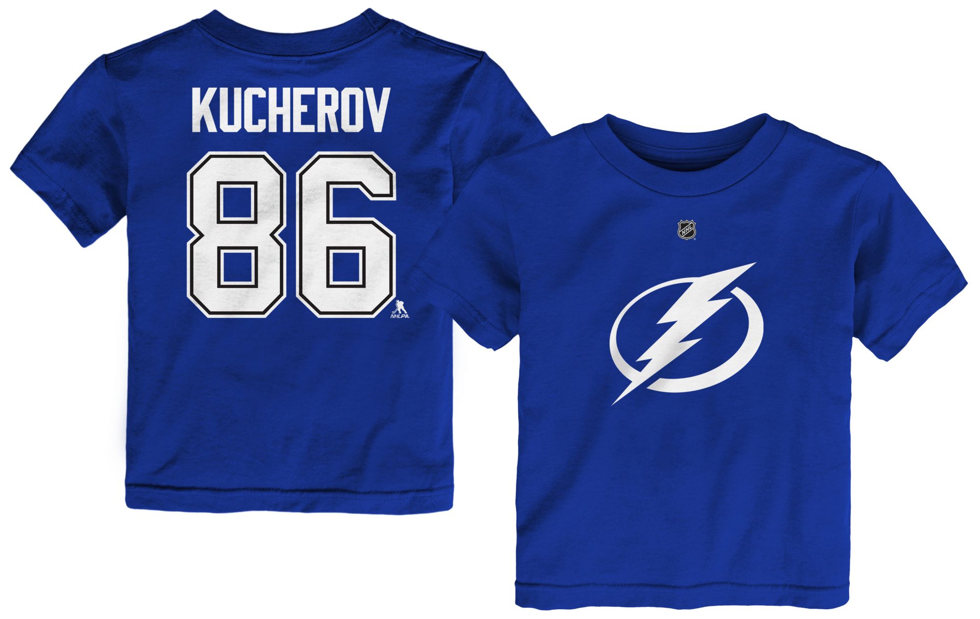 NHL Toddler Tampa Bay Lightning Nikita Kucherov #86 Rush Blue T-Shirt