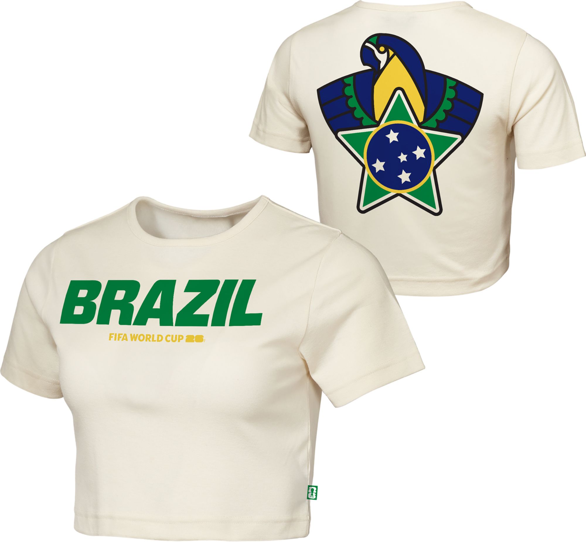 Outerstuff Women's Brazil Off White Elite Sequin T-Shirt