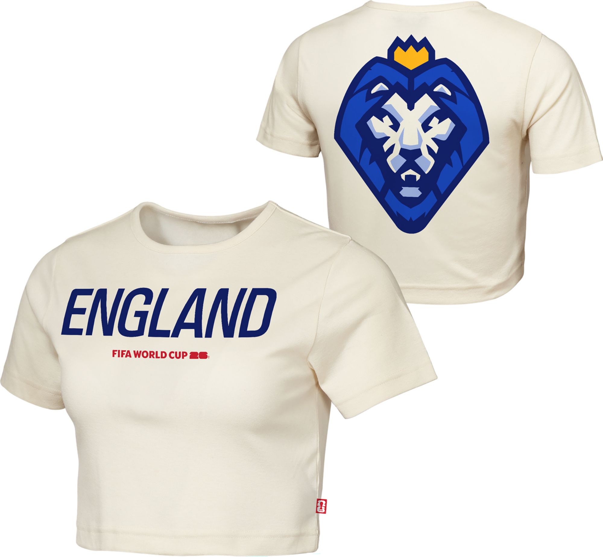 Outerstuff Women's England Off White Elite Sequin T-Shirt