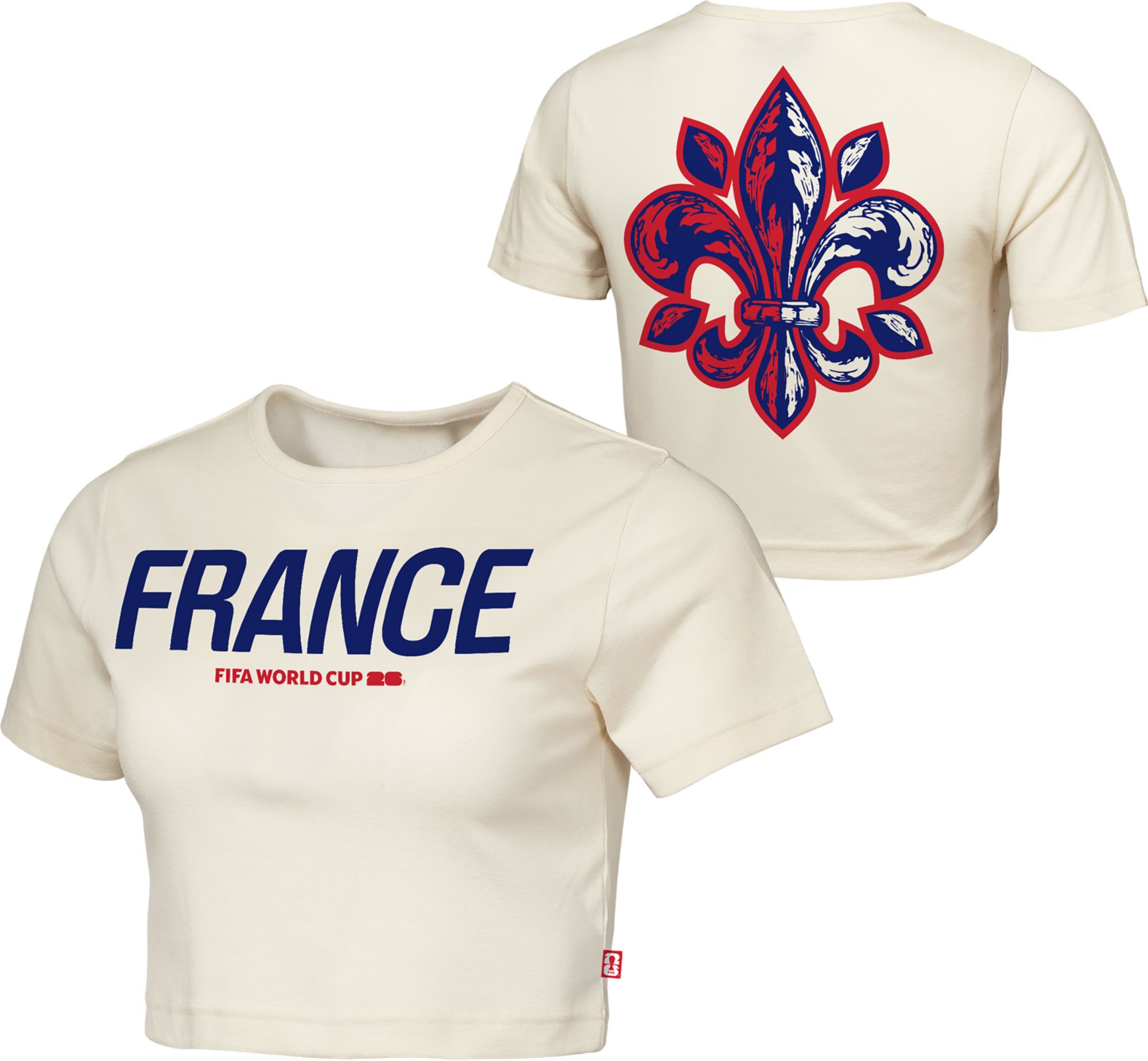 Outerstuff Women's France Off White Elite Sequin T-Shirt