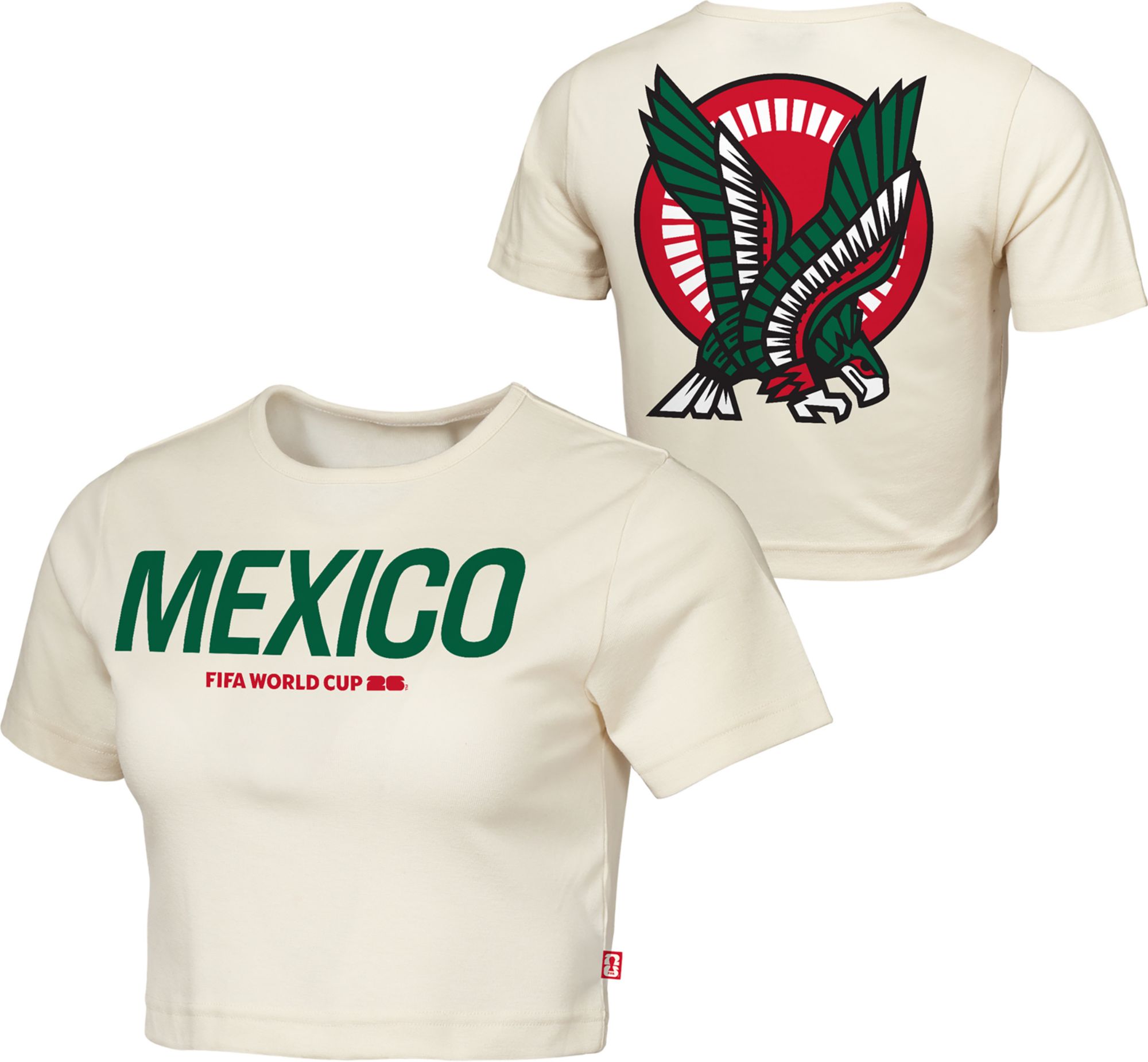 Outerstuff Women's Mexico Off White Elite Sequin T-Shirt