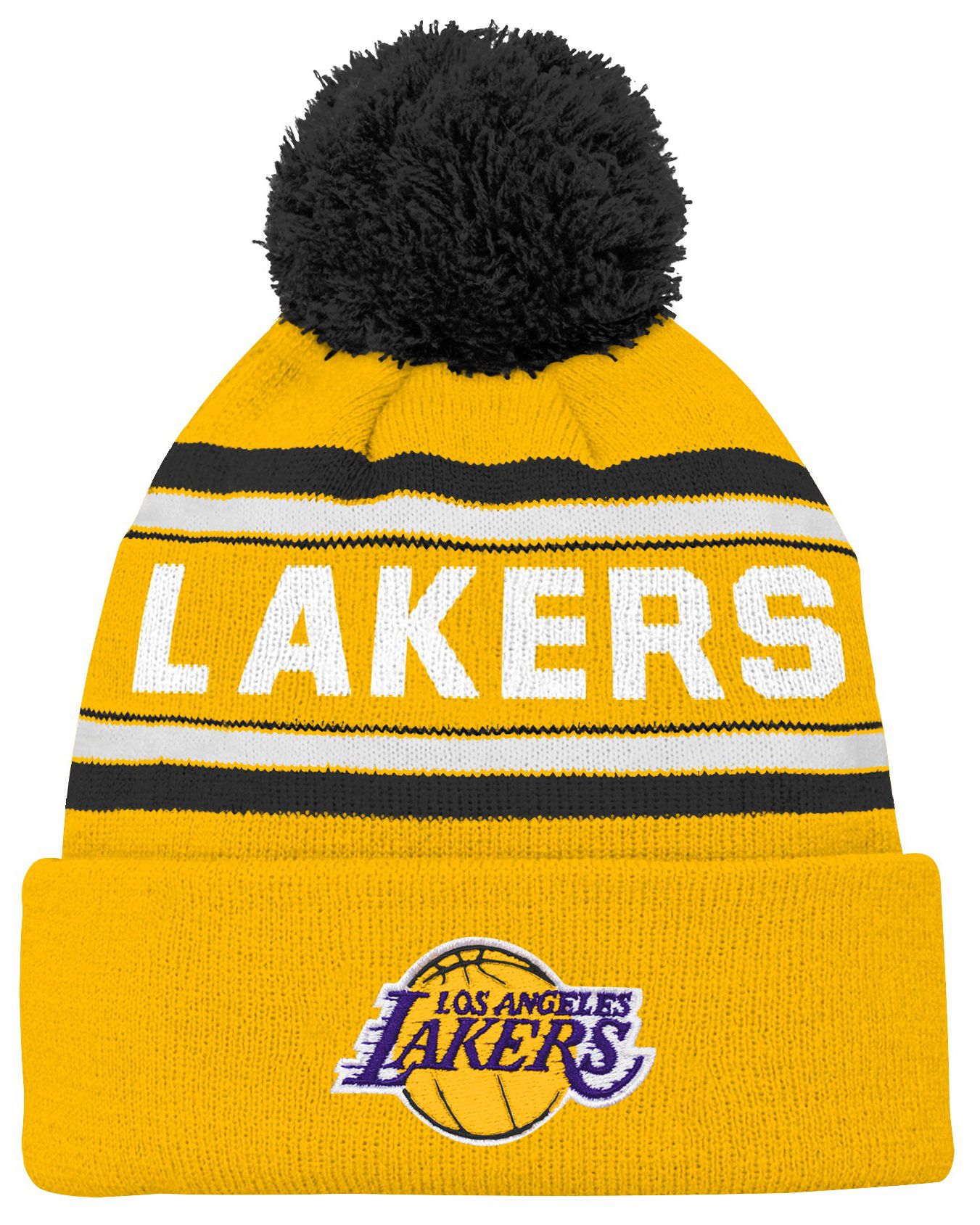 NBA Youth Los Angeles Lakers Jacquard Cuff Knit Hat
