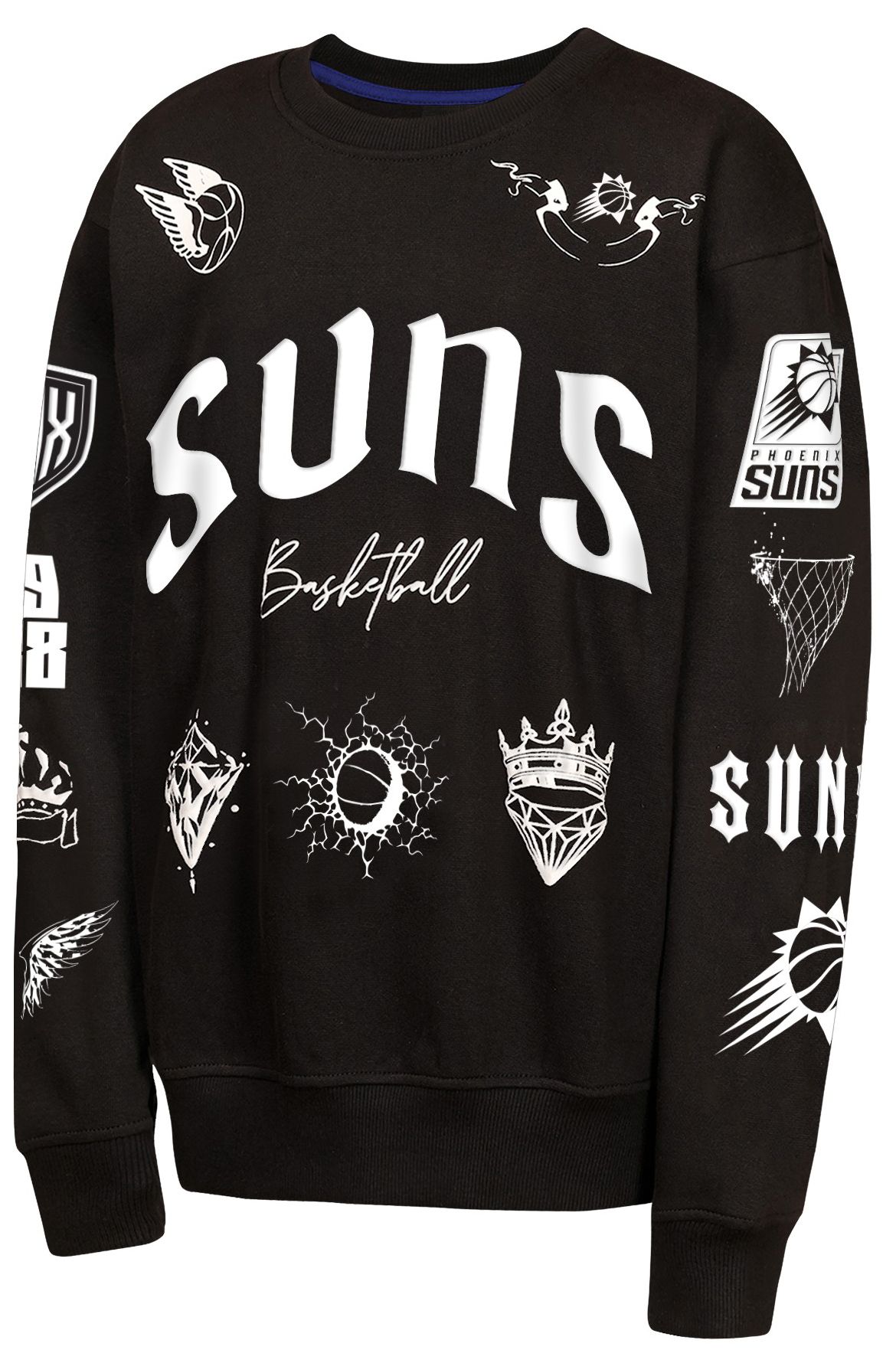 NBA Team Apparel Youth Phoenix Suns Over The Top Crewneck Sweatshirt