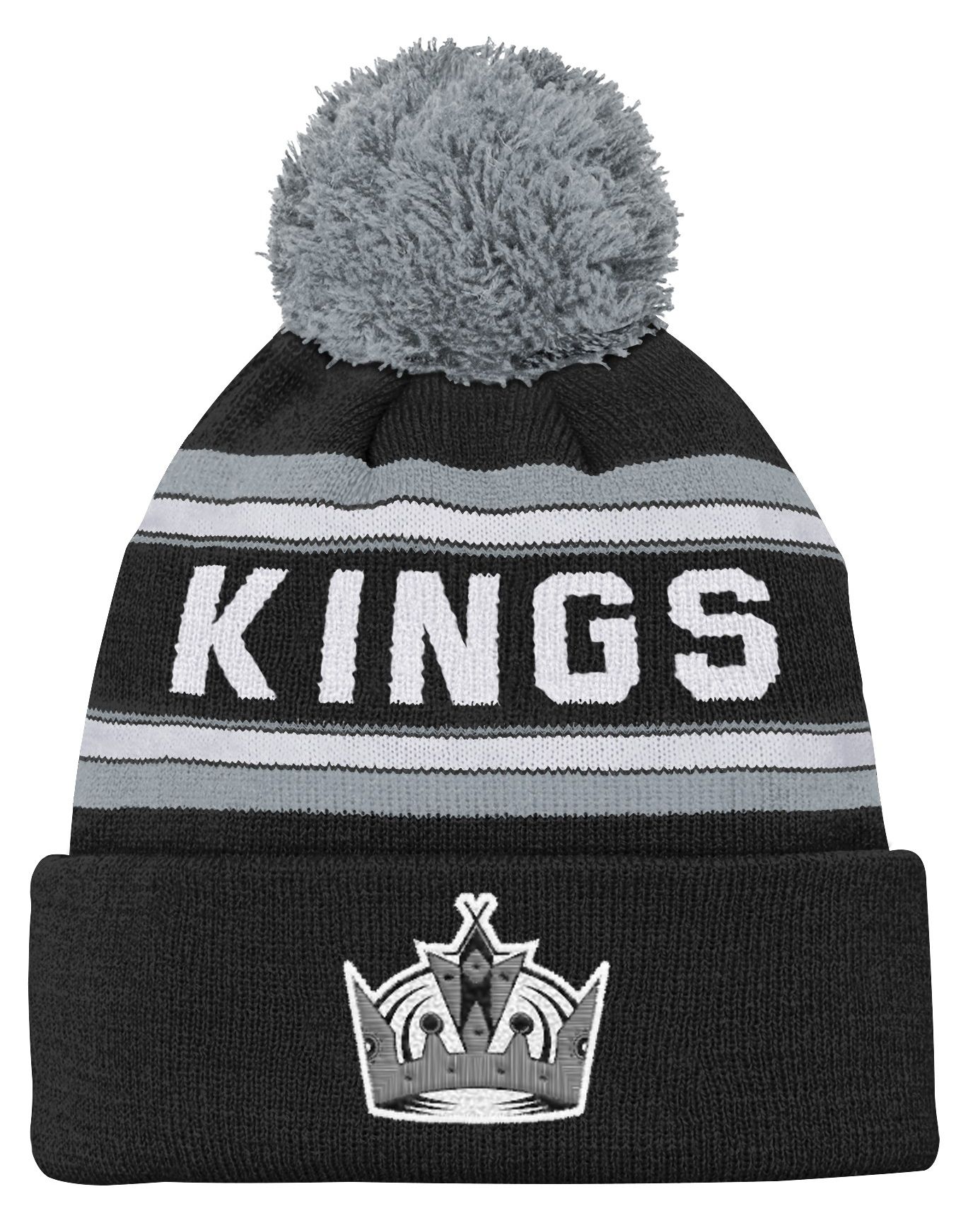 NHL Youth Los Angeles Kings Jacquard Pom Knit Hat