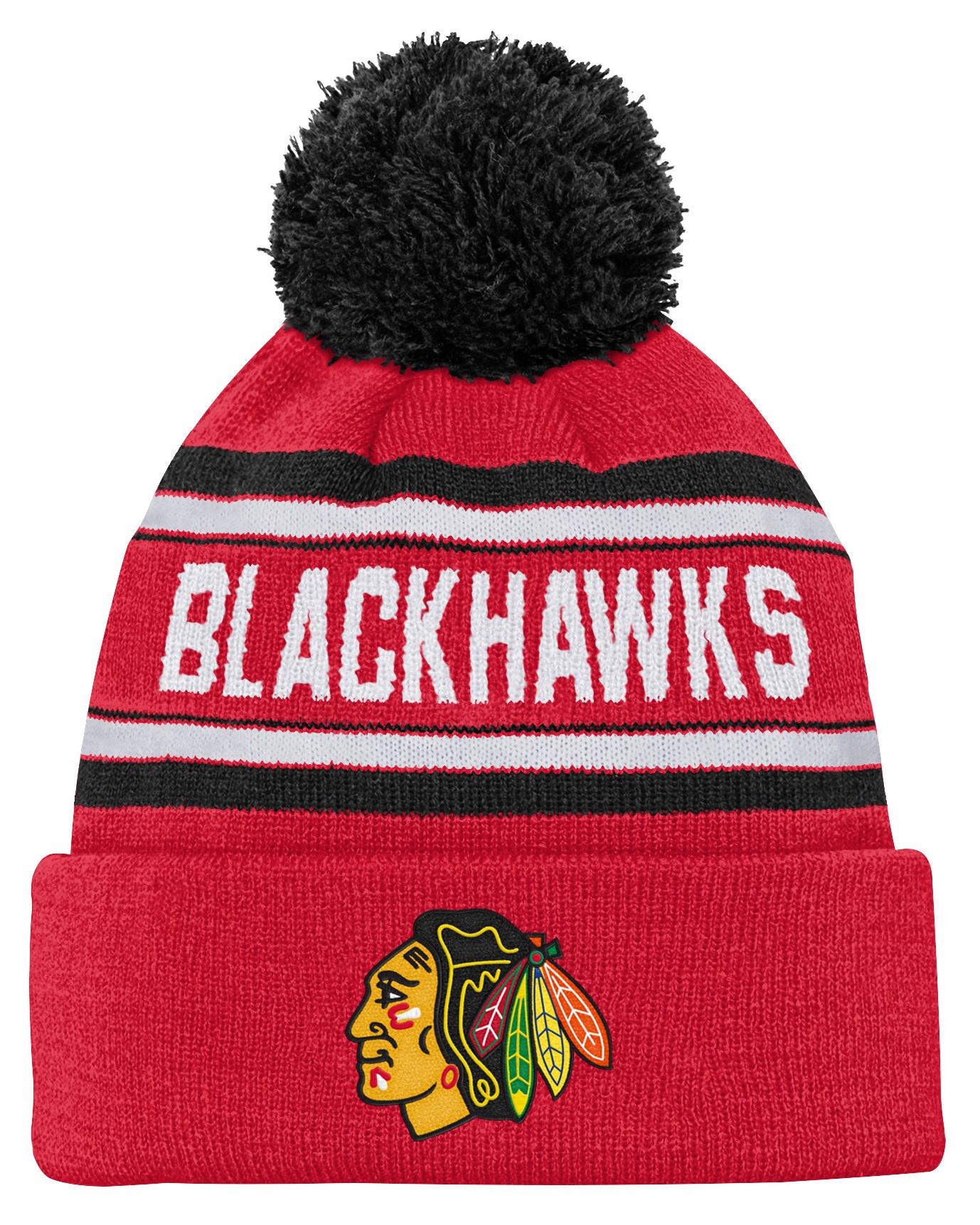 NHL Youth Milwaukee Admirals Jacquard Pom Knit Hat