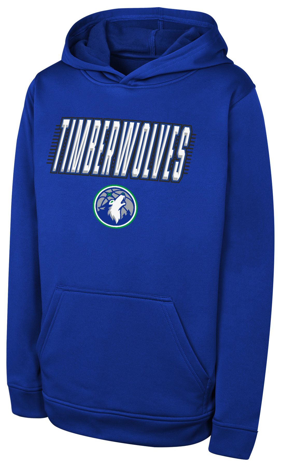 Youth Outerstuff Blue Minnesota Timberwolves Sack Party Performance Hoodie