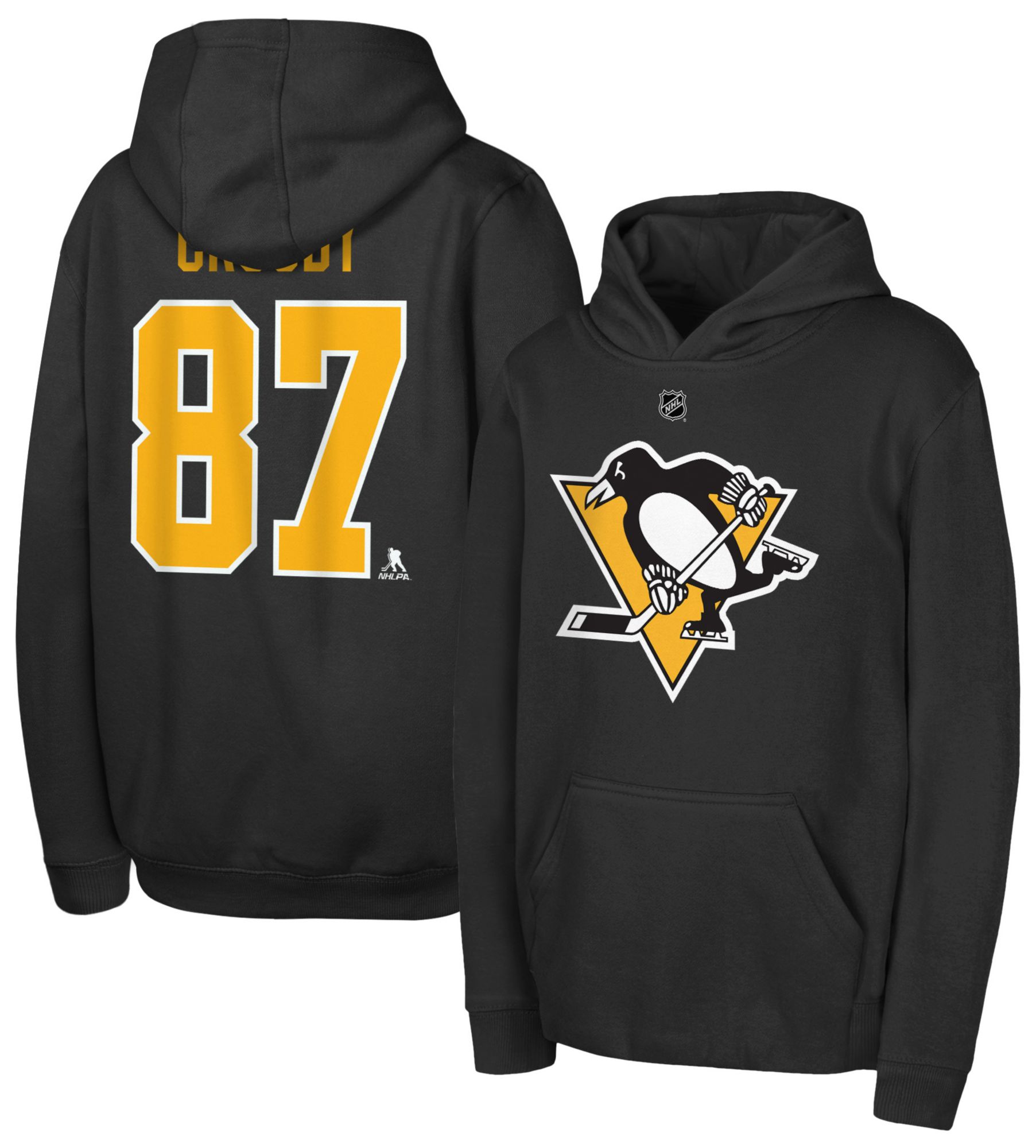 NHL Team Apparel Youth Pittsburgh Penguins Sidney Crosby Hoodie