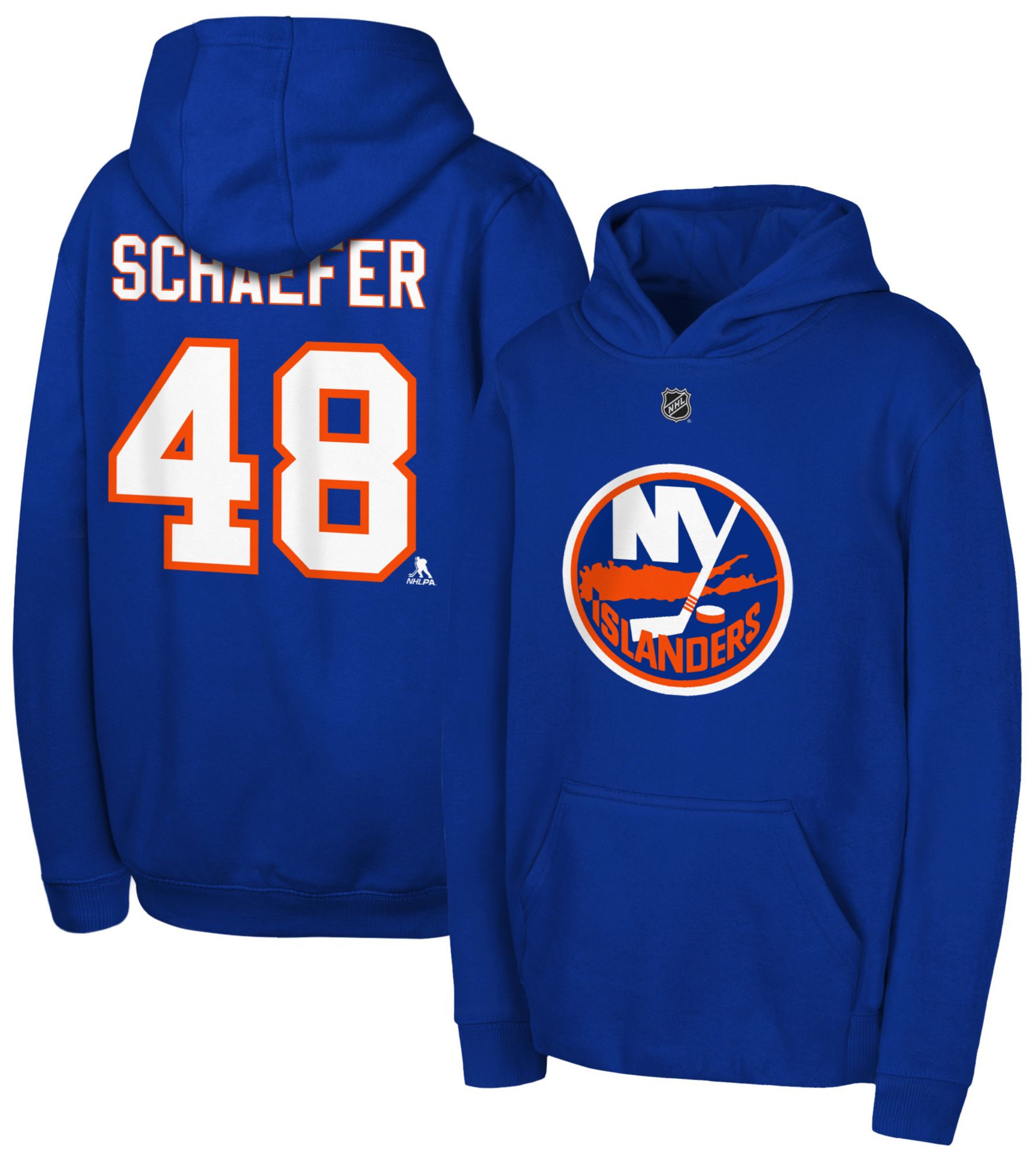 NHL Team Apparel Youth New York Islanders Matthew Schaefer Hoodie