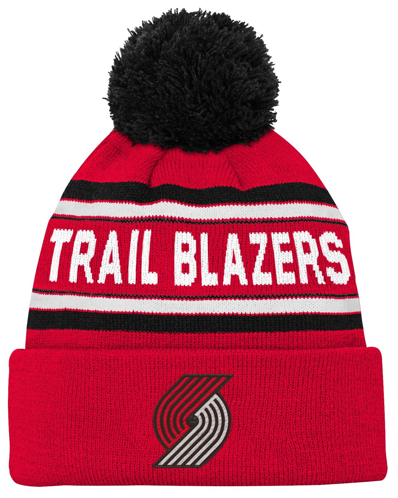 NBA Youth Portland Trail Blazers Jacquard Cuff Knit Hat