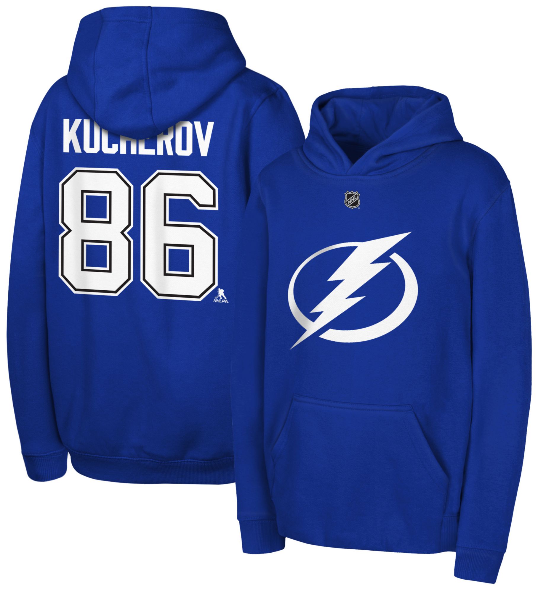 NHL Team Apparel Youth Tampa Bay Lightning Nikita Kucherov Hoodie