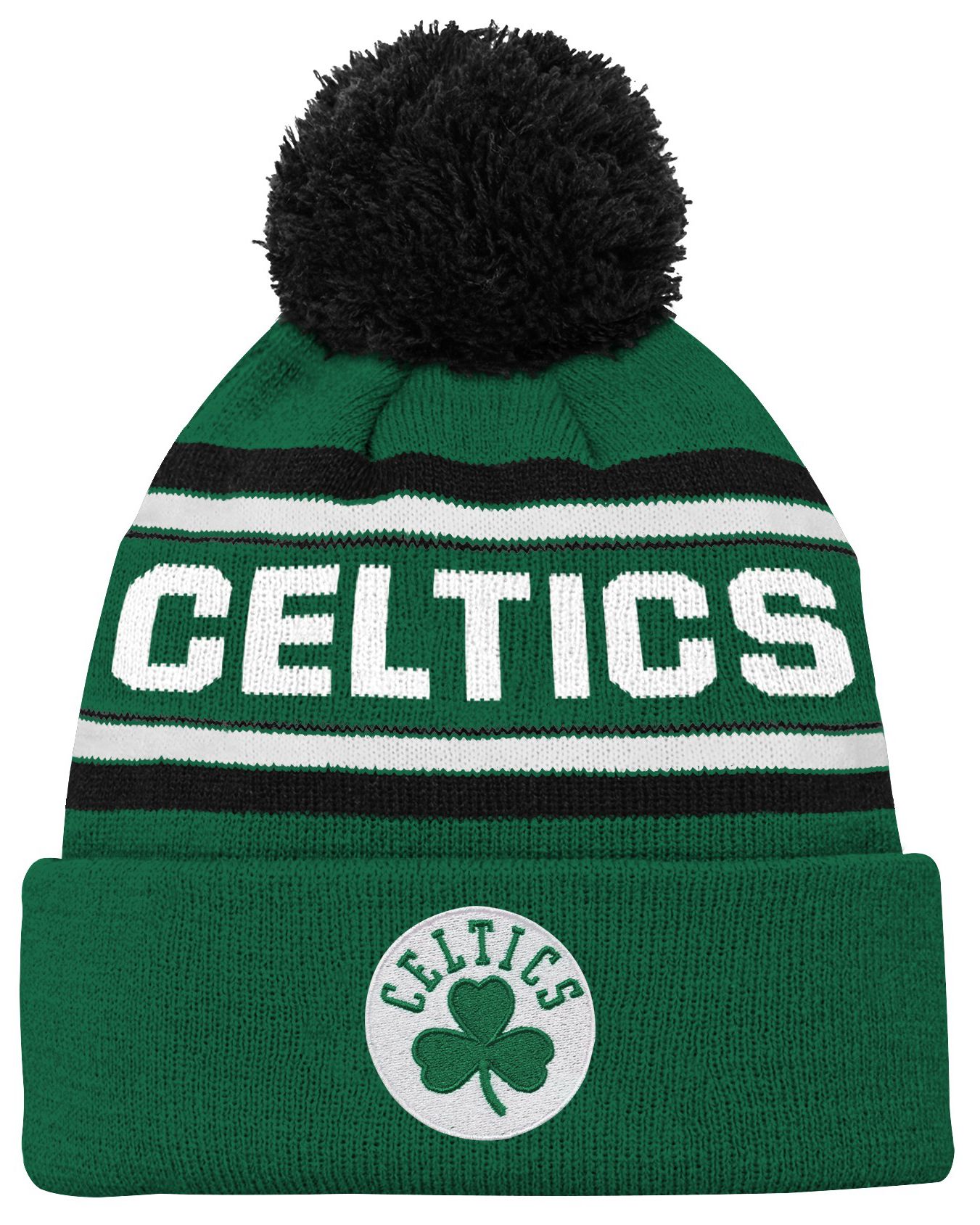 NBA Youth Boston Celtics Jacquard Cuff Knit Hat