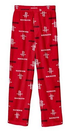 NBA Youth Houston Rockets Colored Print Pants, Small, Red