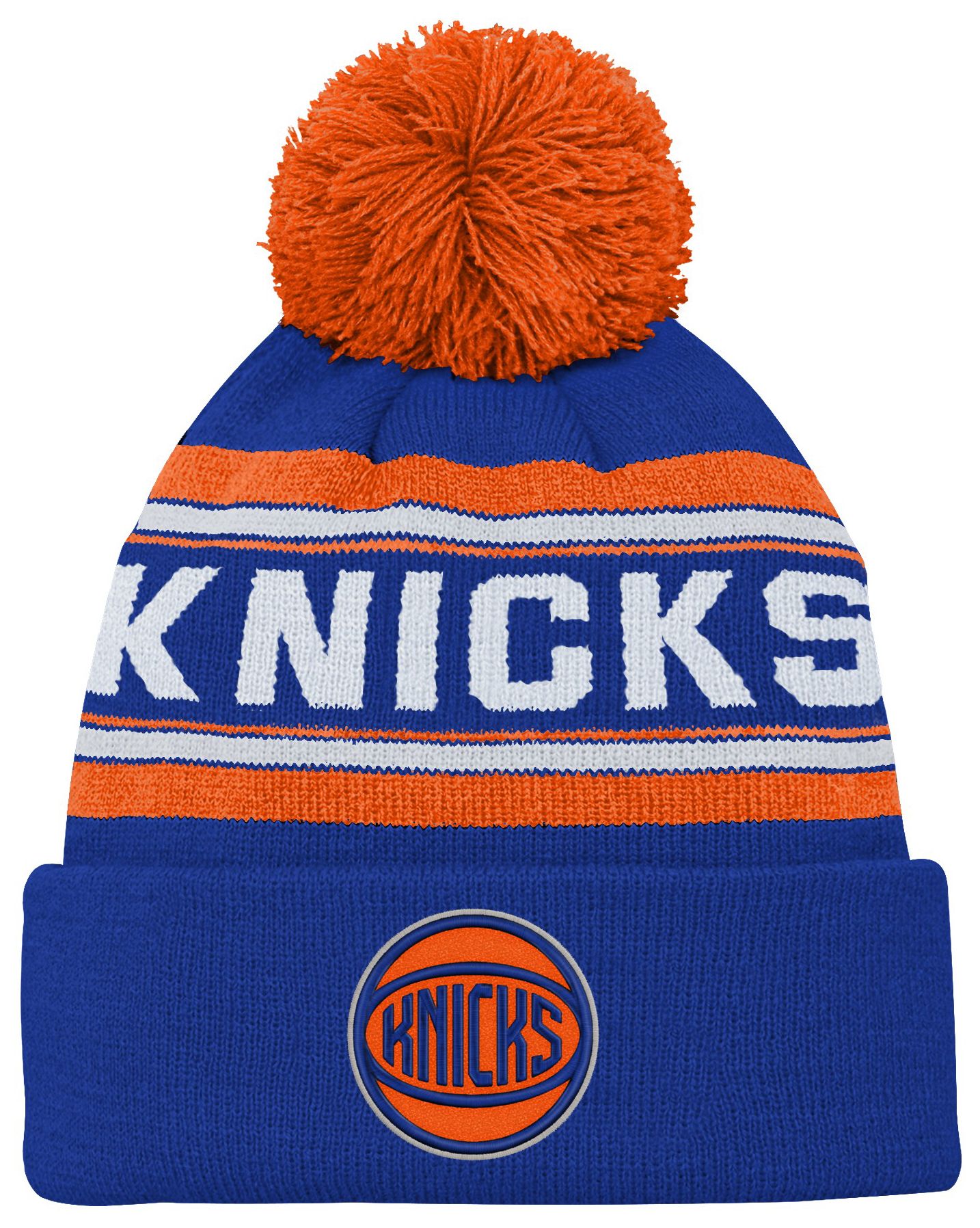 NBA Youth New York Knicks Jacquard Cuff Knit Hat