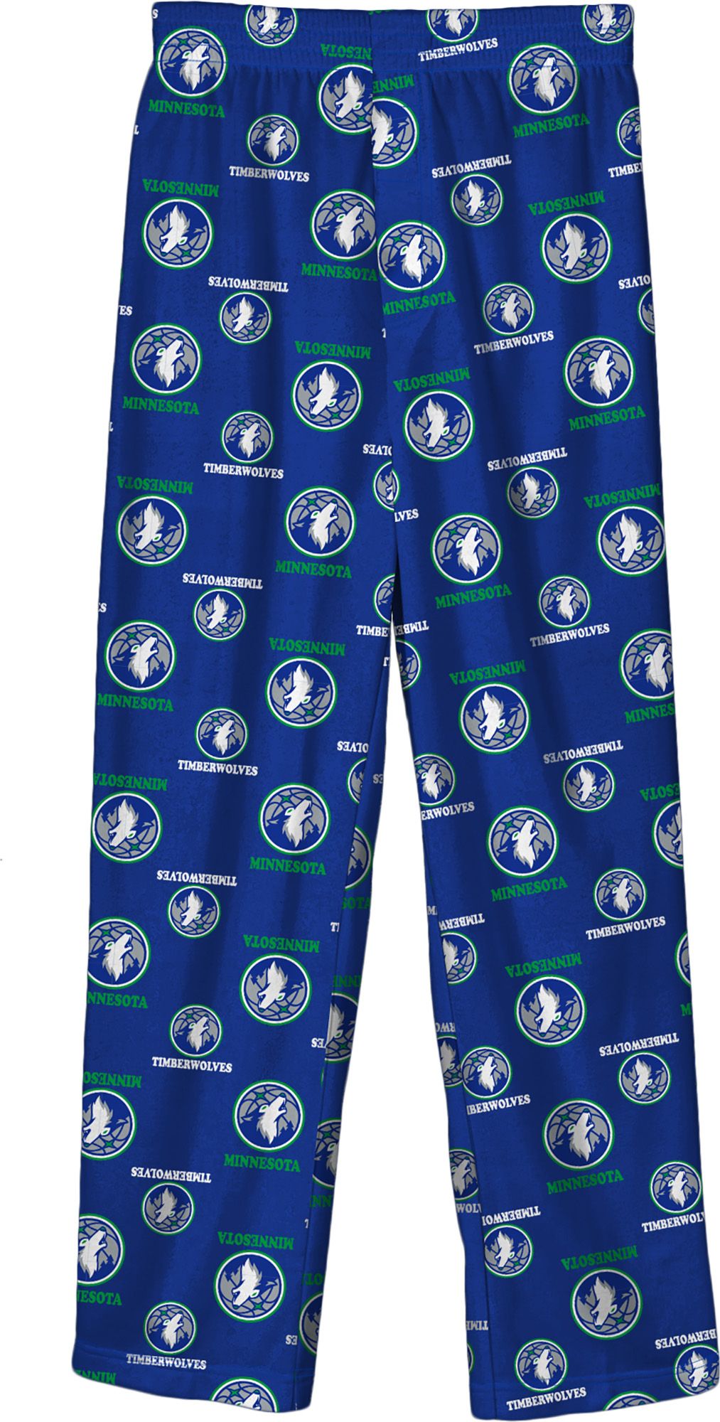 NBA Youth Minnesota Timberwolves Colored Print Pants, Medium, Blue