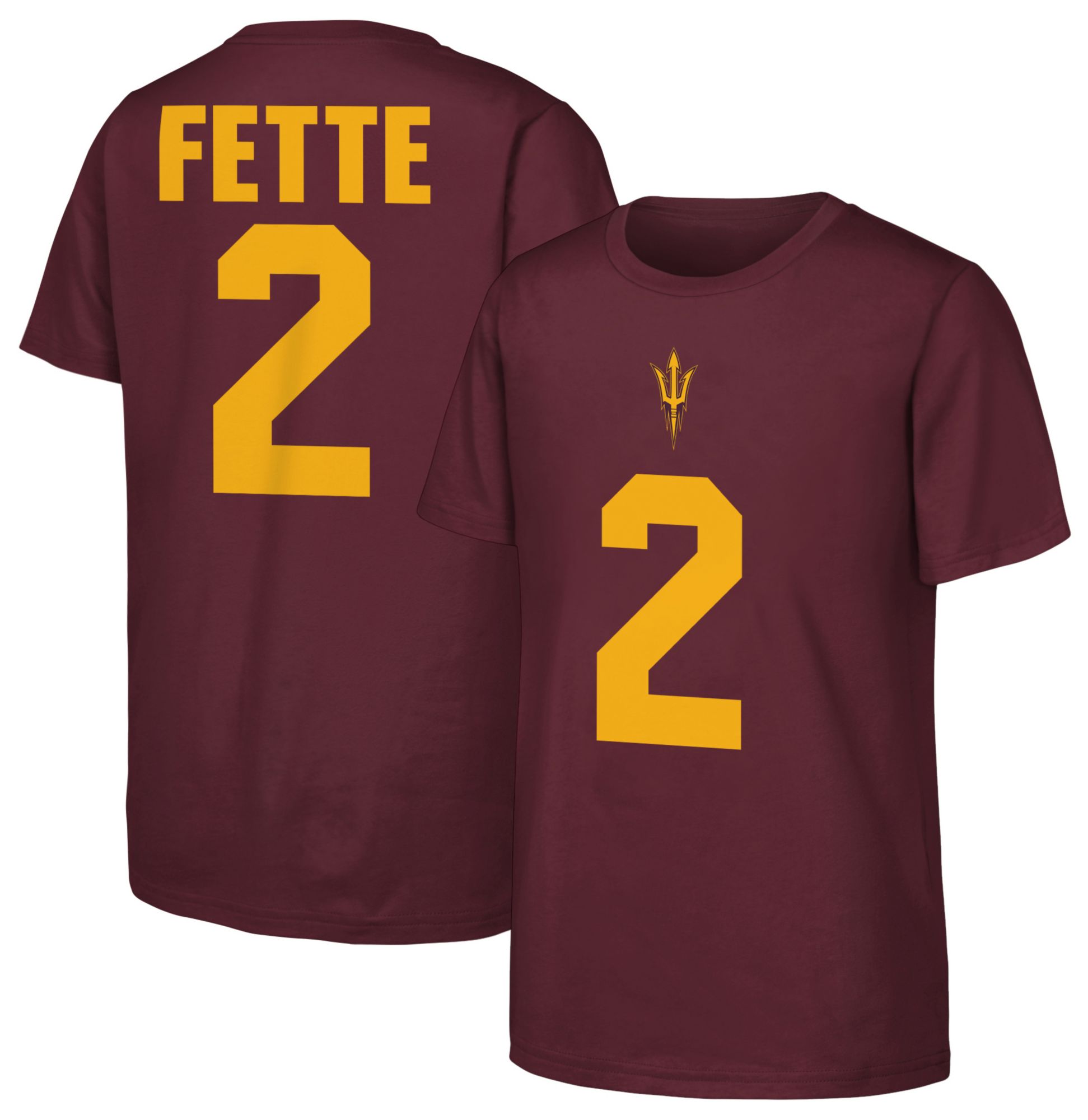 NCAA Youth Arizona Wildcats Brick Jake Fette #2 T-Shirt