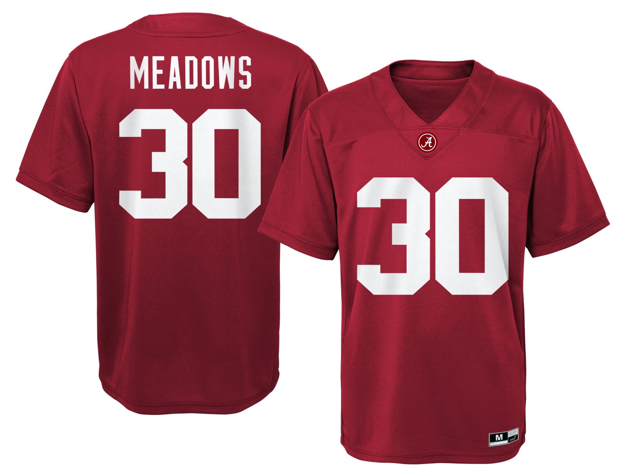 Gen2 Youth Alabama Crimson Tide Derek Meadows Replica Jersey