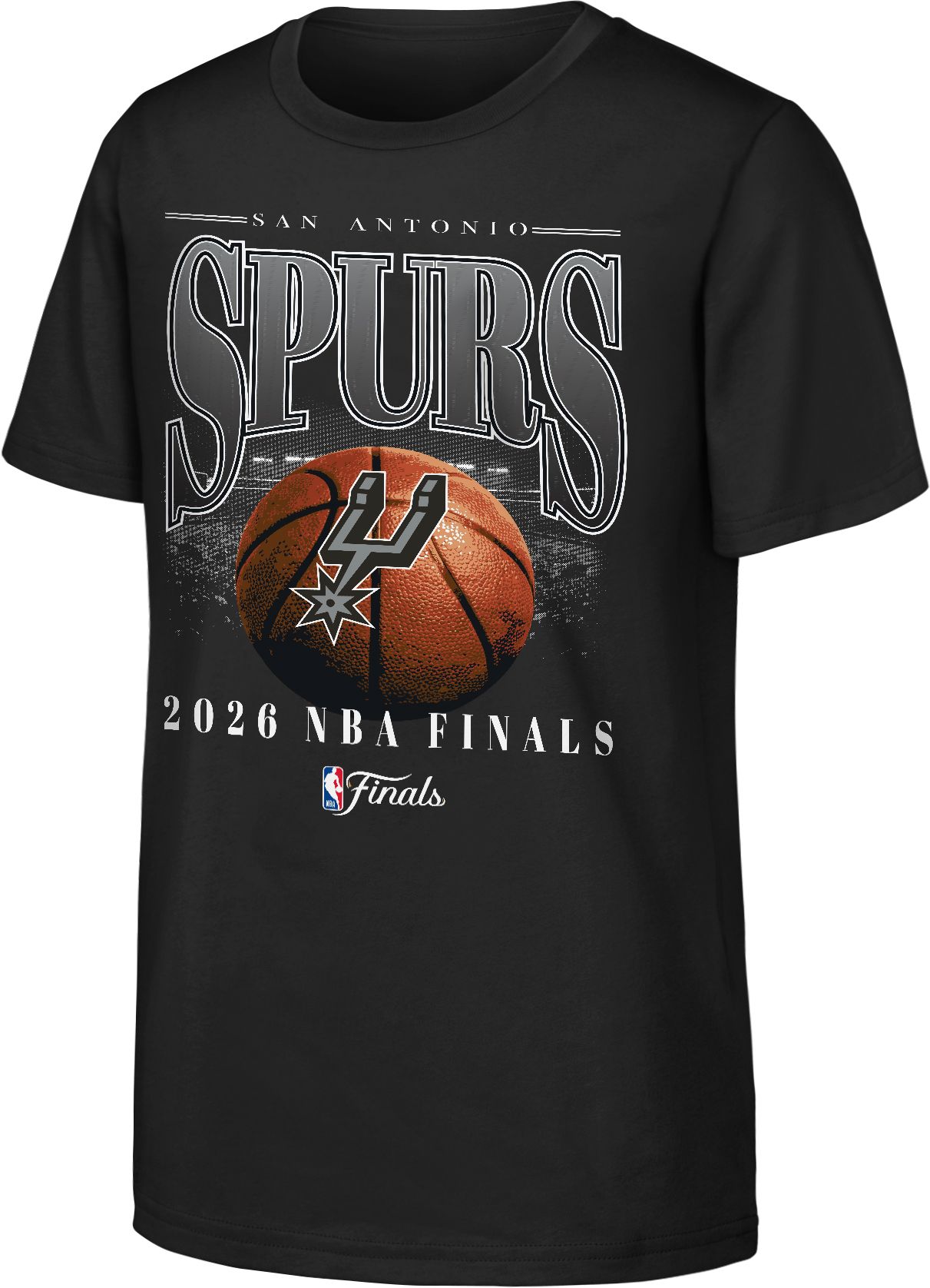 NBA Youth 2026 Western Conference Champions San Antonio Spurs Bold T-Shirt