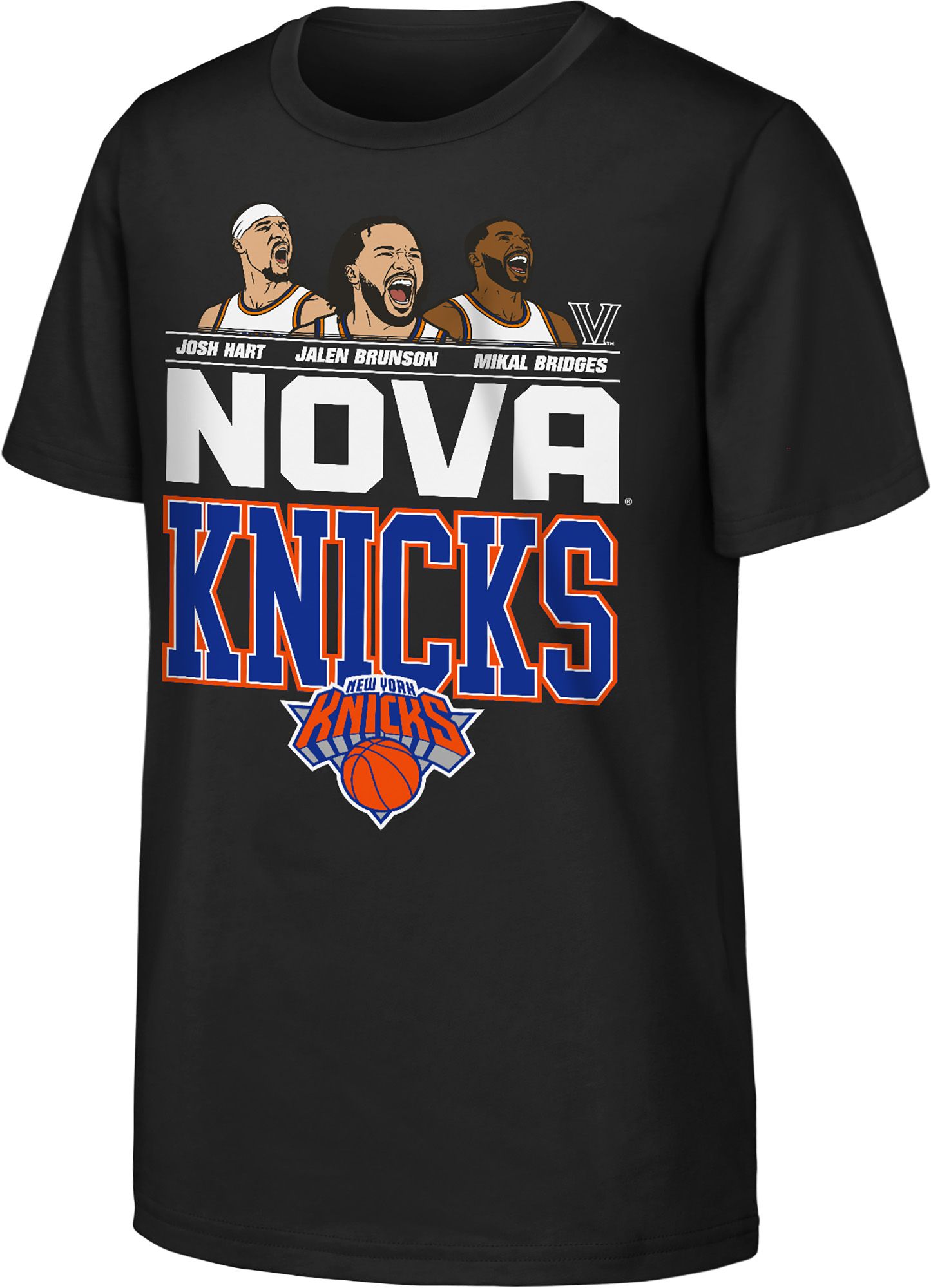 NBA Youth New York Knicks "Nova Knicks" Black T-Shirt
