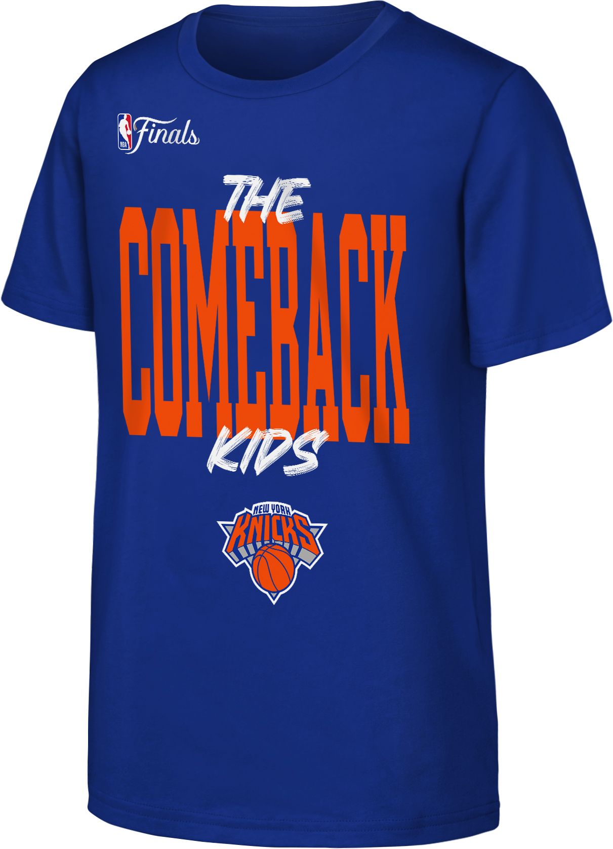 Outerstuff Youth 2026 NBA Champions New York Knicks "The Comeback Kids" T-Shirt