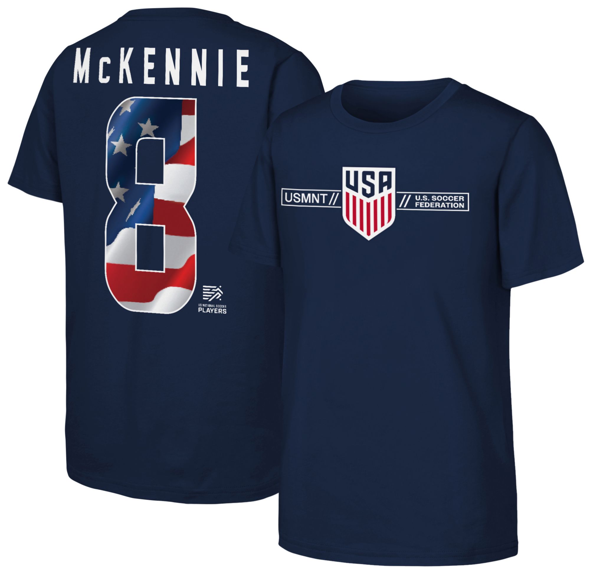 Outerstuff Youth USMNT Navy Weston McKennie #8 T-Shirt