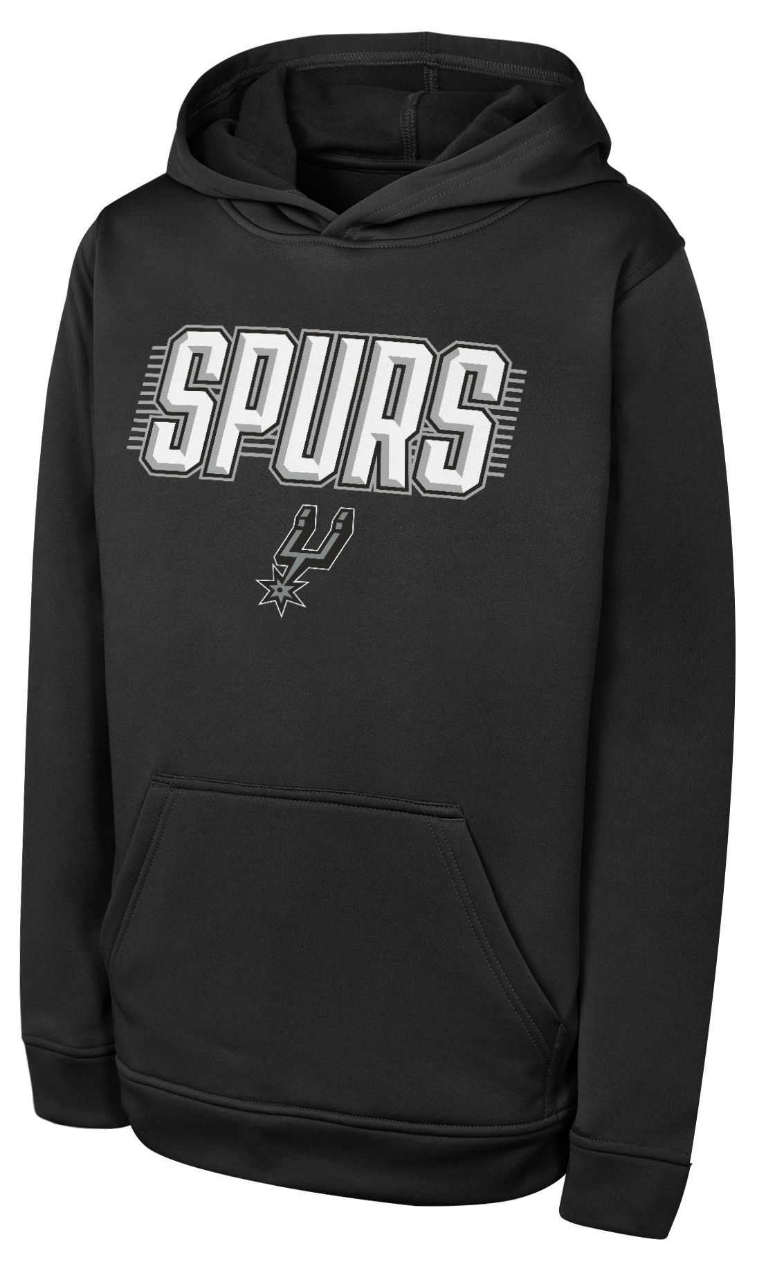 Youth Outerstuff Black San Antonio Spurs Sack Party Performance Hoodie