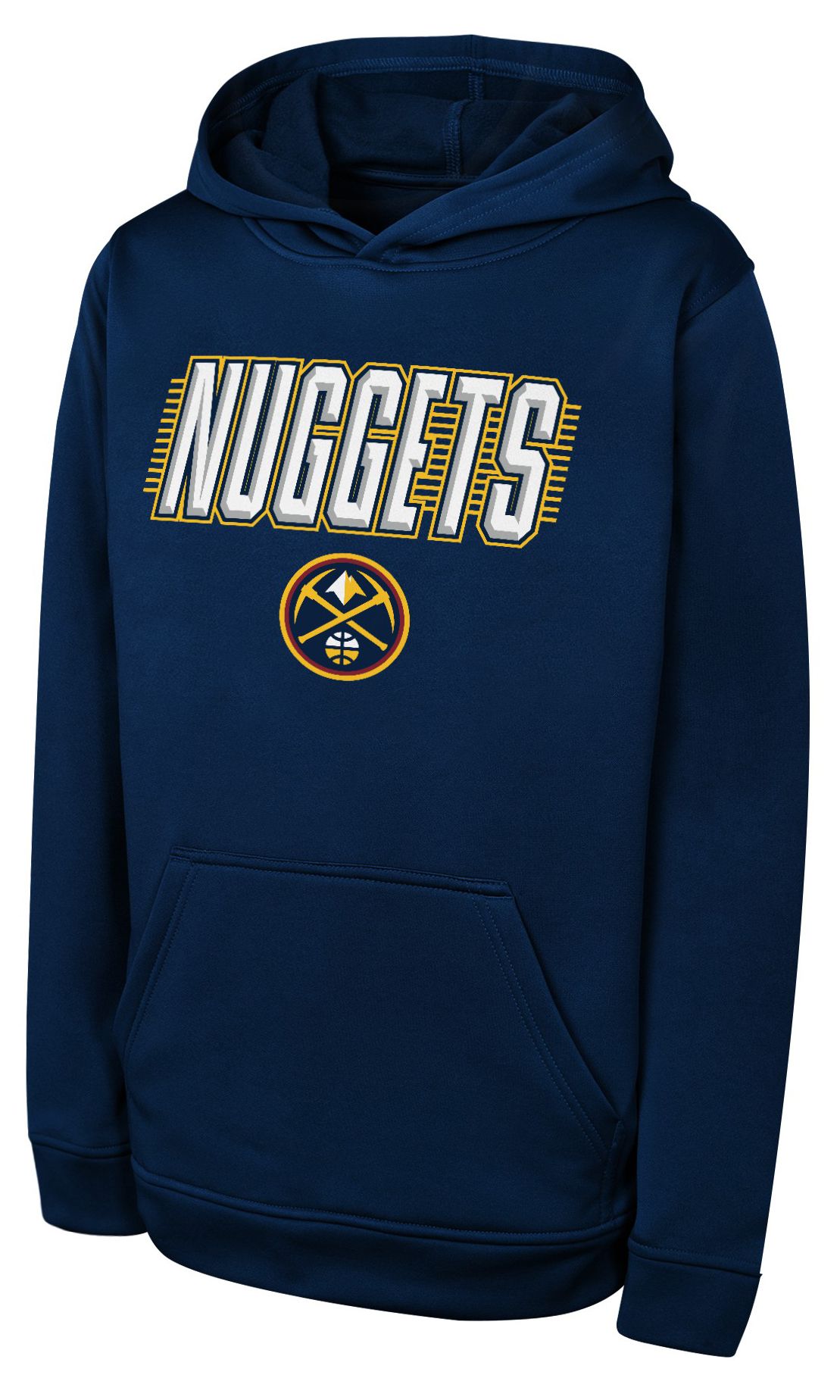 Youth Outerstuff Navy Denver Nuggets Sack Party Performance Hoodie