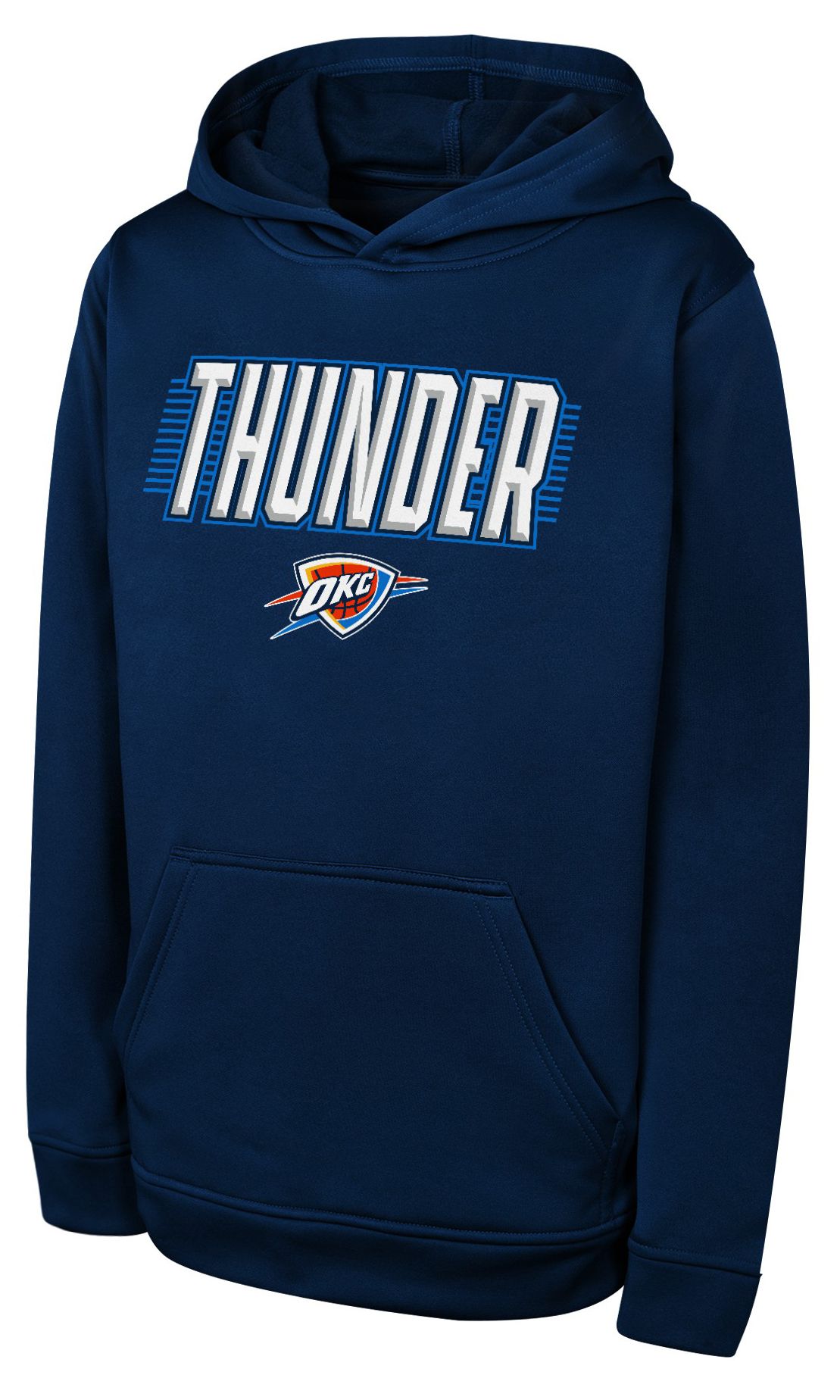 Youth Outerstuff Navy Oklahoma City Thunder Sack Party Performance Hoodie