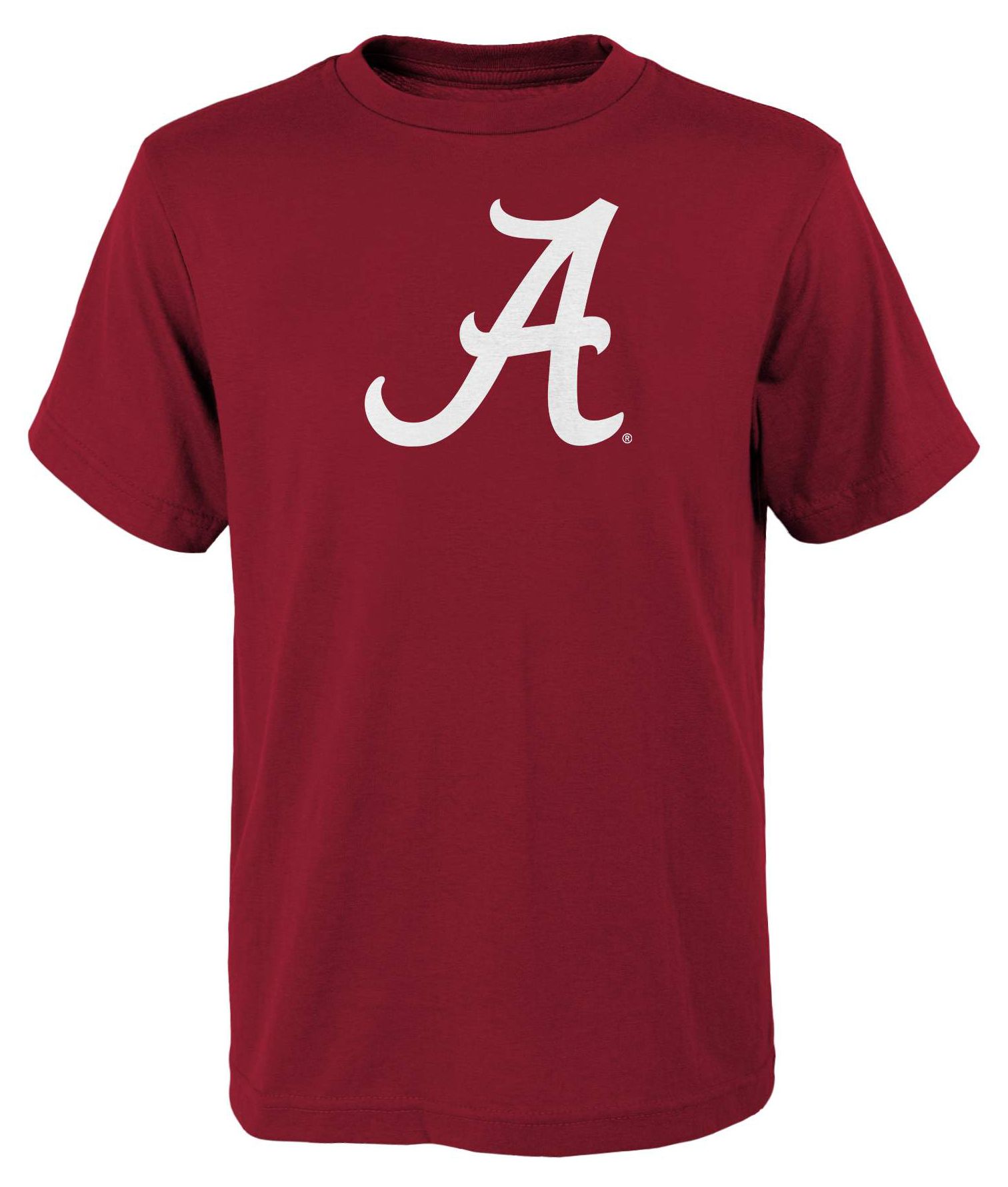 NCAA Youth Alabama Crimson Tide Red Primary Logo T-Shirt