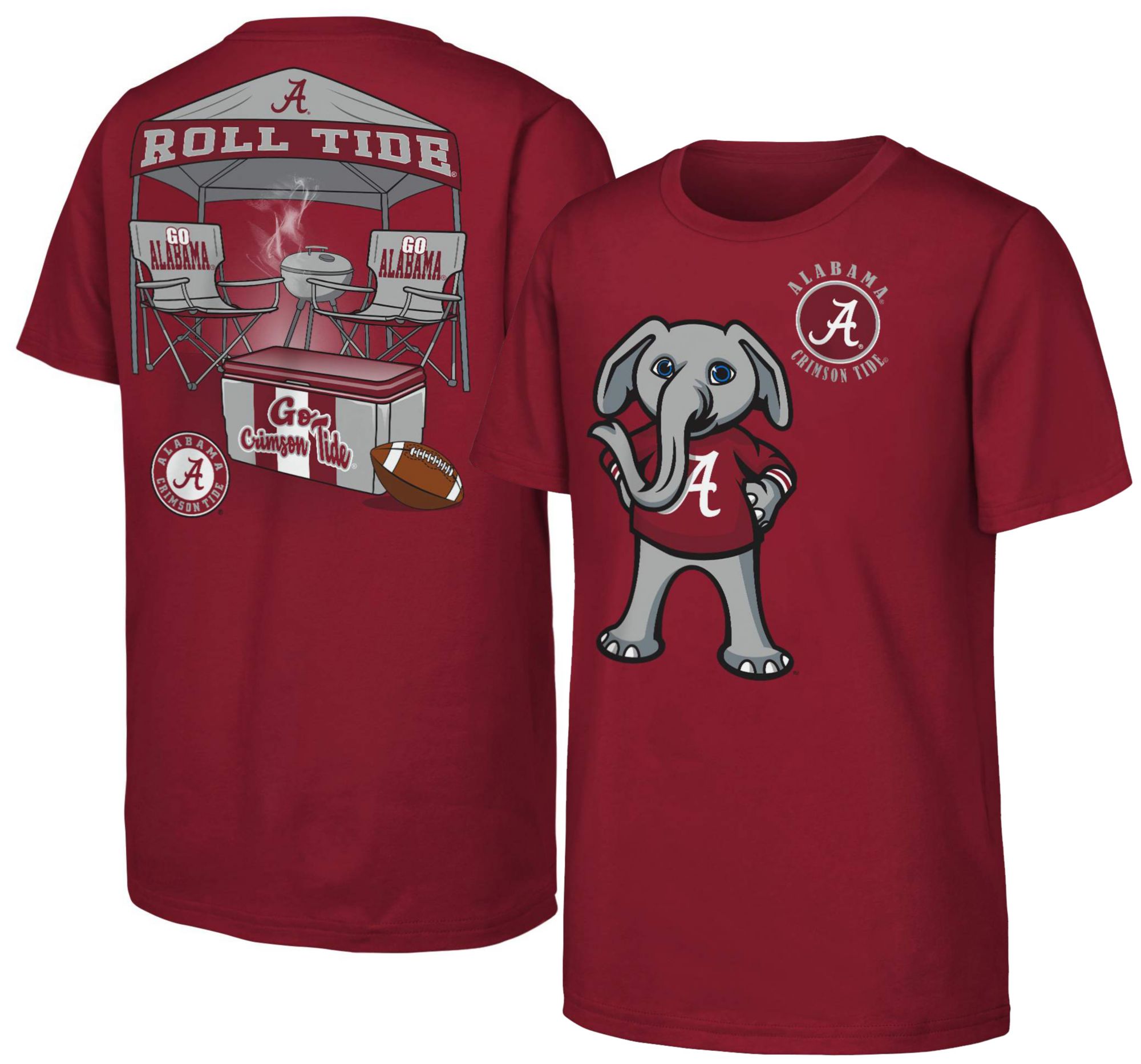 NCAA Youth Alabama Crimson Tide Red Tailgater T-Shirt