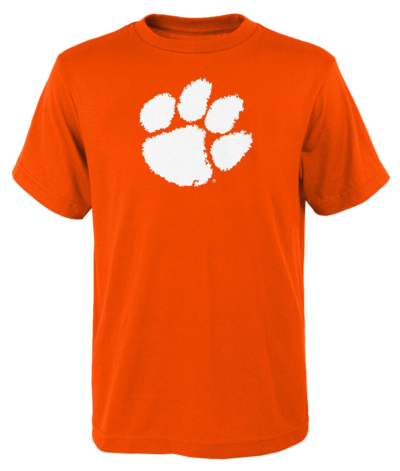 NCAA Youth Clemson Tigers Orange Primary Logo T-Shirt