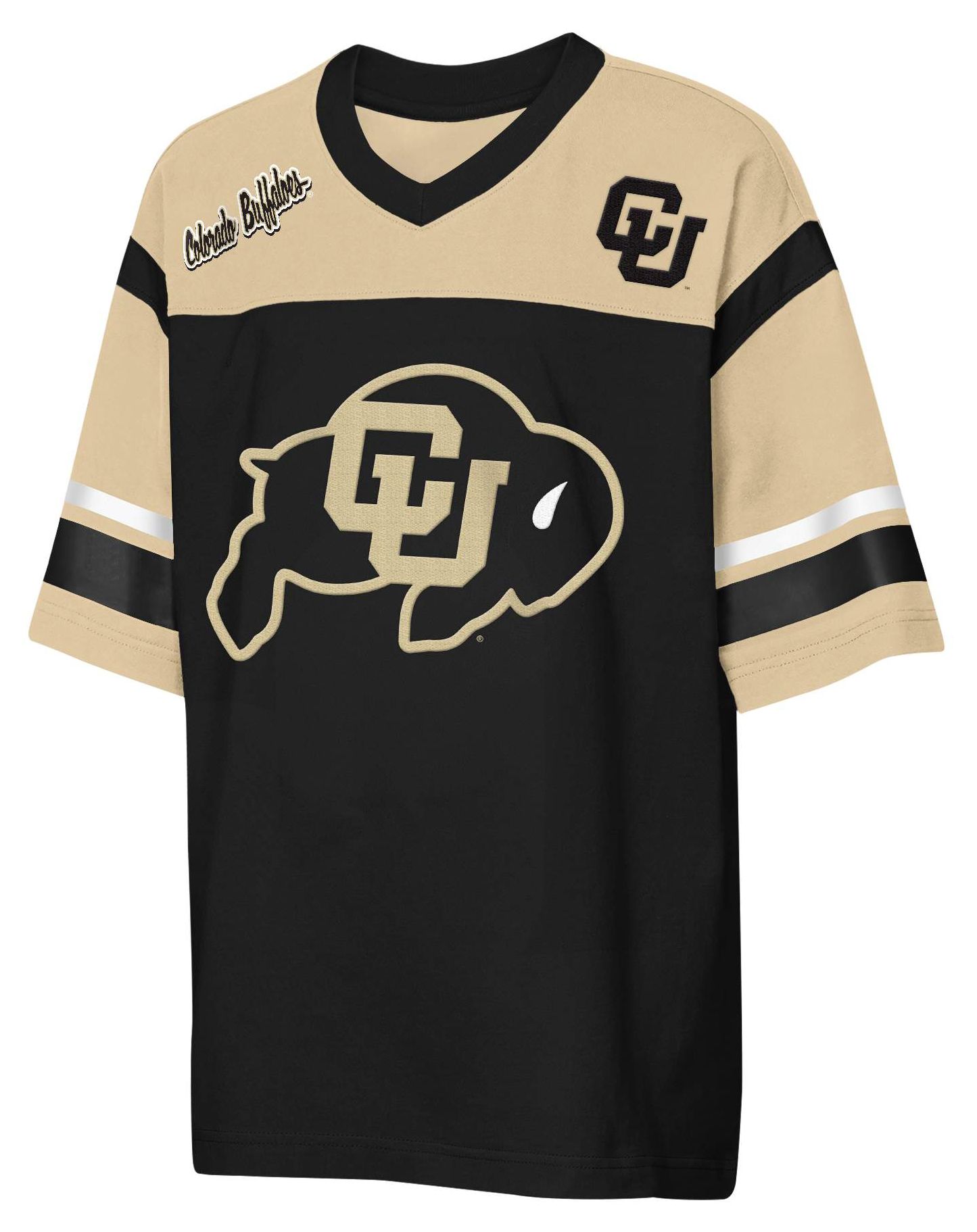 NCAA Youth Colorado Buffaloes Black Chop Block Jersey