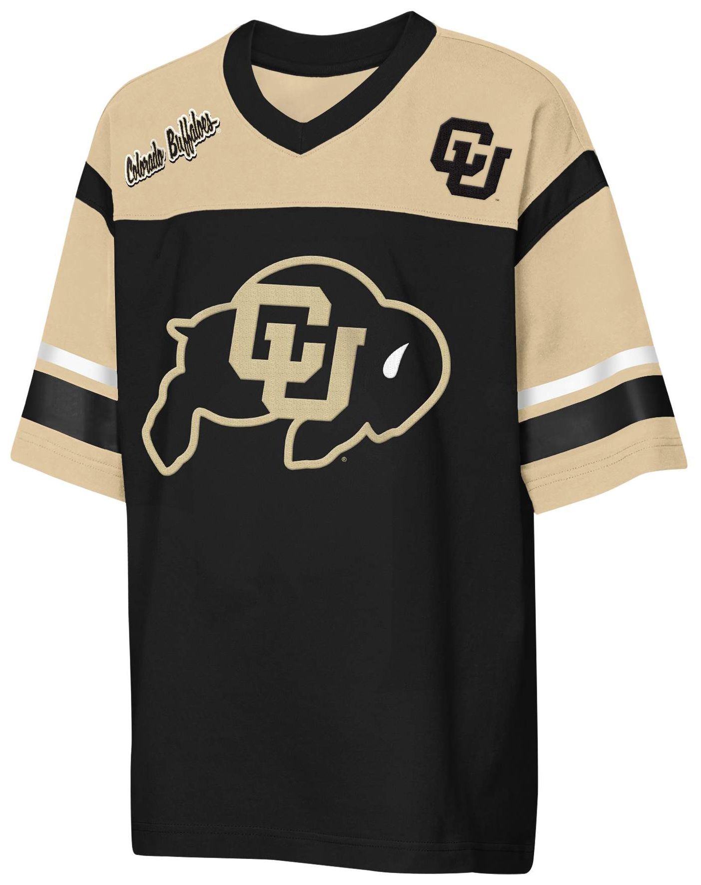 NCAA Little Kids' Colorado Buffaloes Black Chop Block Jersey