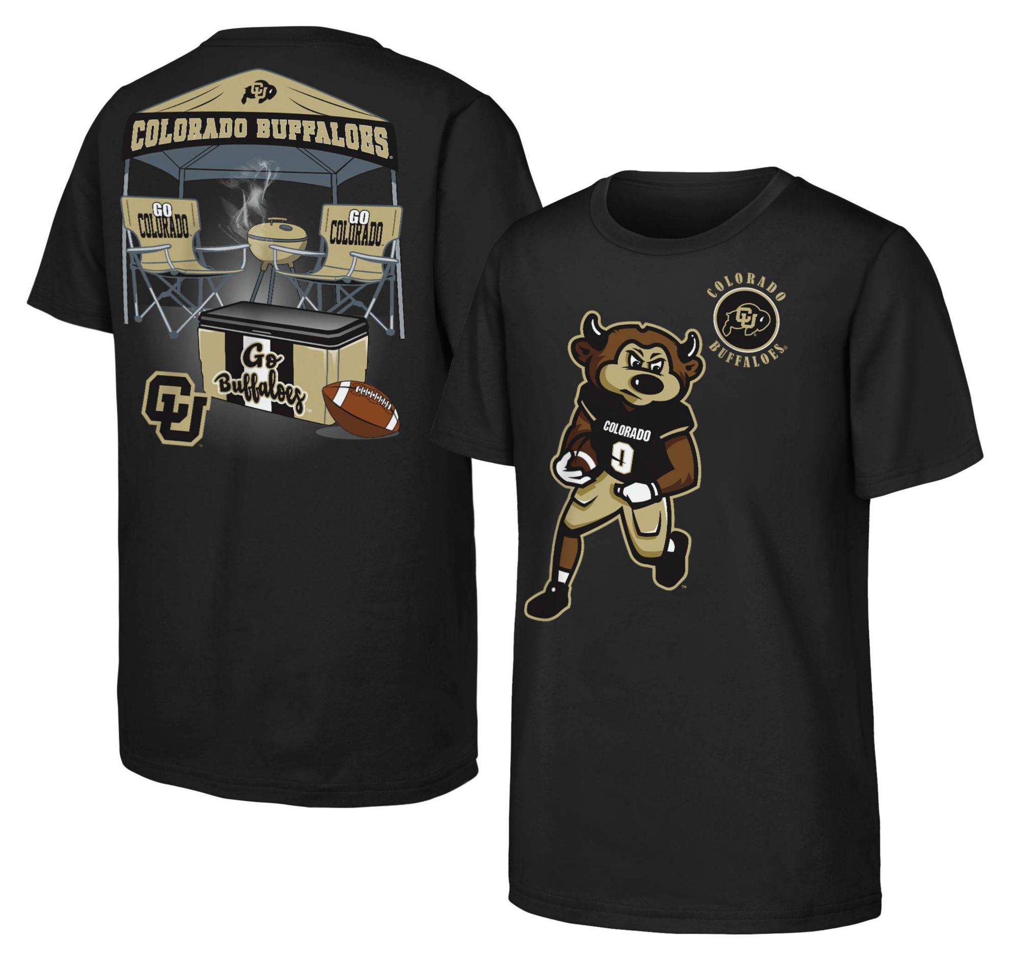 NCAA Youth Colorado Buffaloes Black Tailgater T-Shirt
