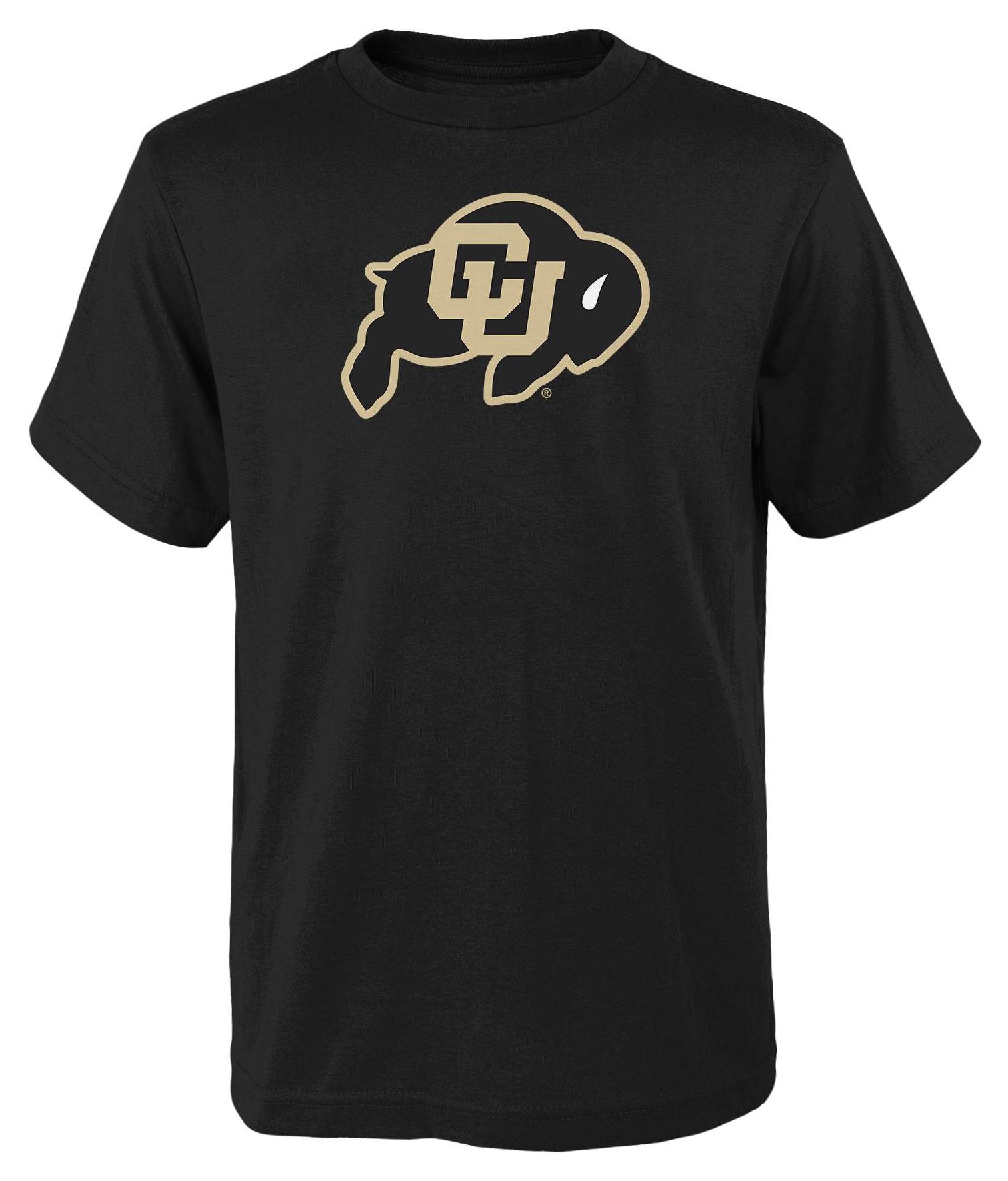 NCAA Youth Colorado Buffaloes Black Primary Logo T-Shirt