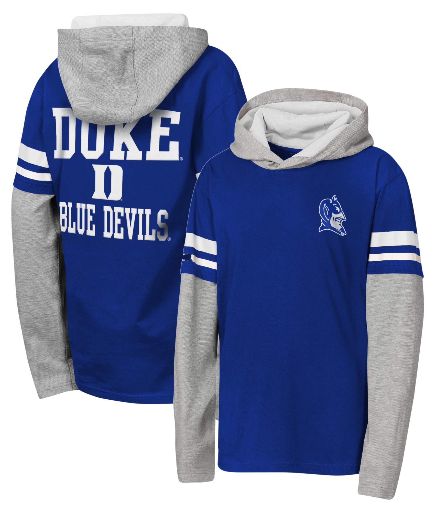 NCAA Youth Duke Blue Devils Royal Fair Catch Hoodie