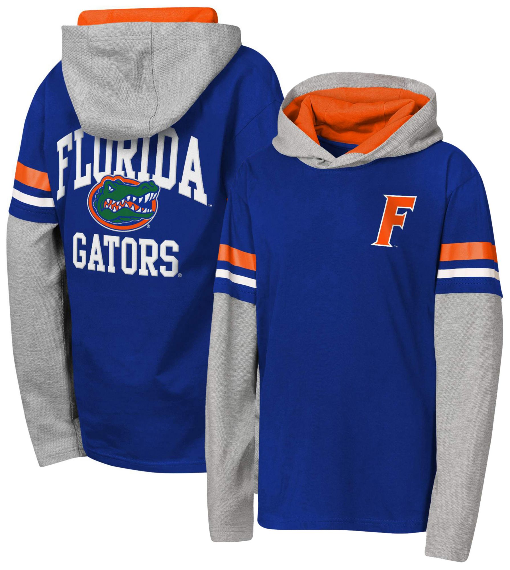 NCAA Youth Florida Gators Royal Fair Catch Hoodie