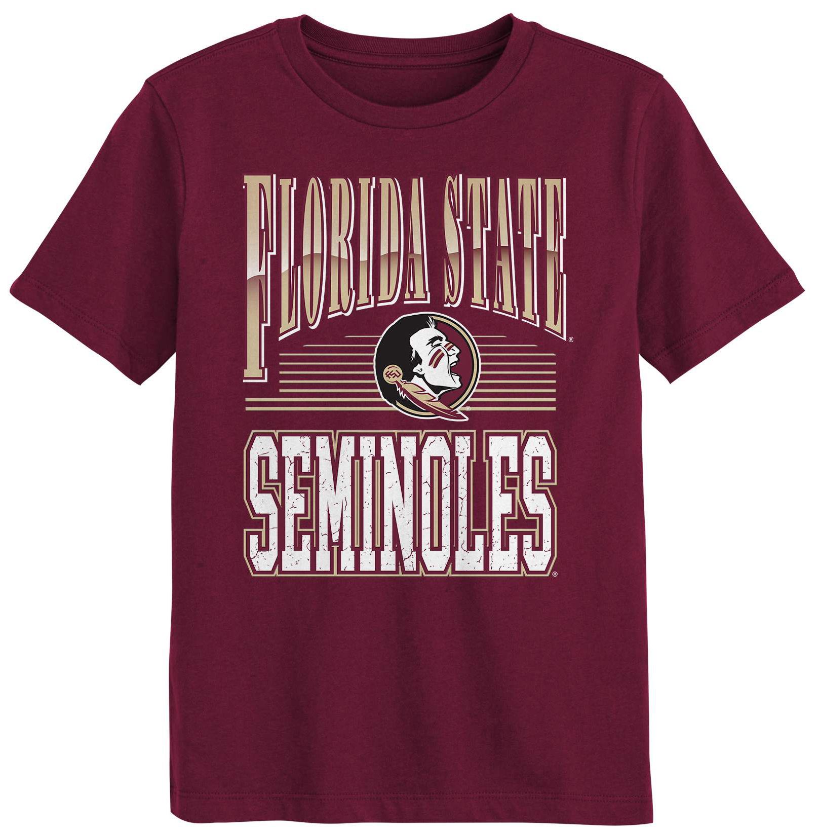 NCAA Youth Florida State Seminoles Red Chrome Header T-Shirt