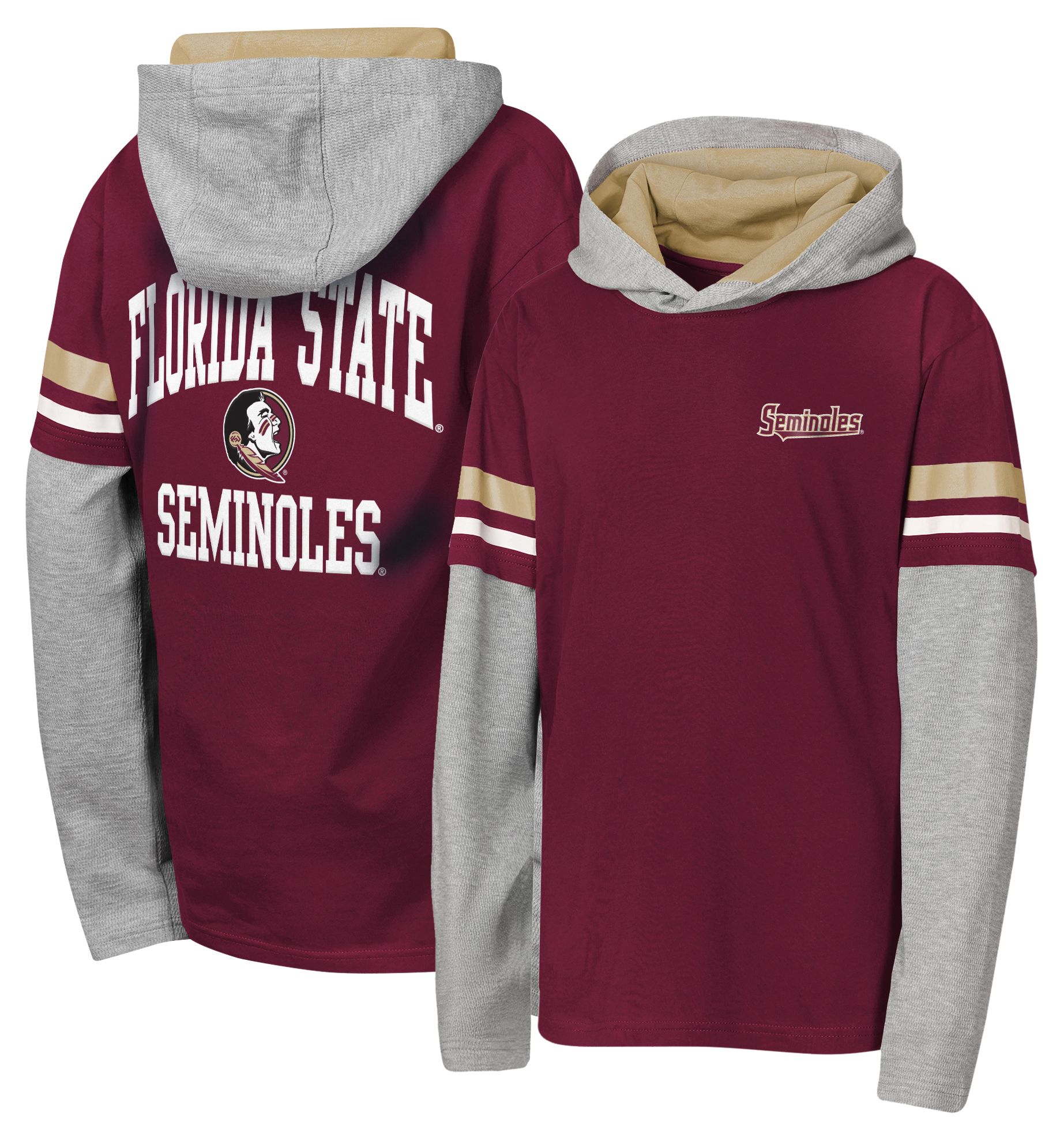 NCAA Youth Florida State Seminoles Red Fair Catch Hoodie