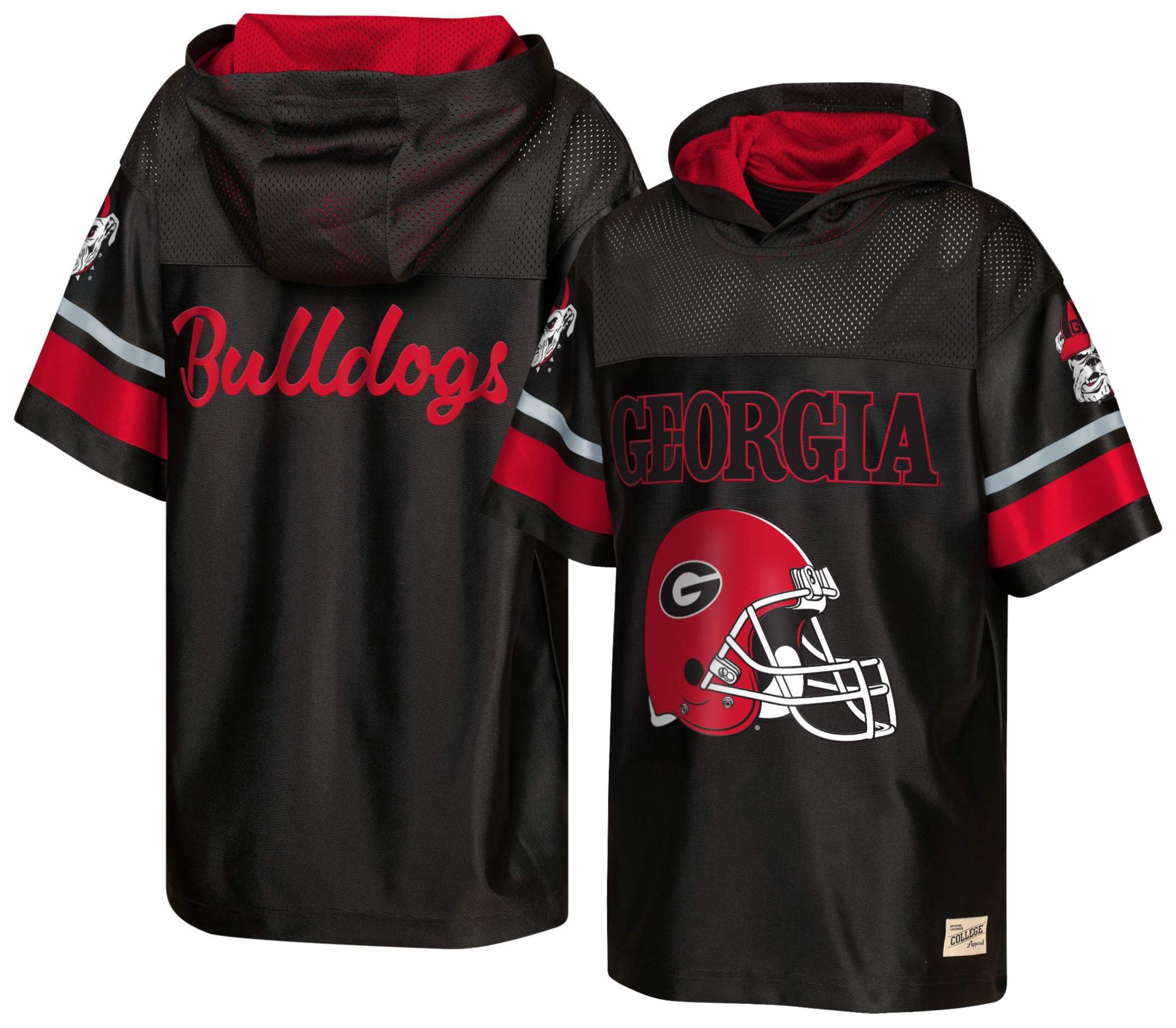 NCAA Youth Georgia Bulldogs Red N-Zone Hoodie