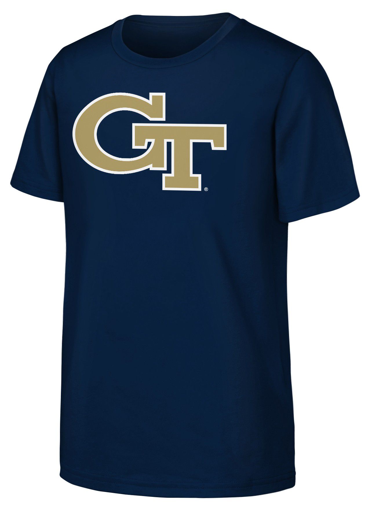 NCAA Team Apparel Youth Georgia Tech Yellow Jackets Navy Primary Logo T-Shirt
