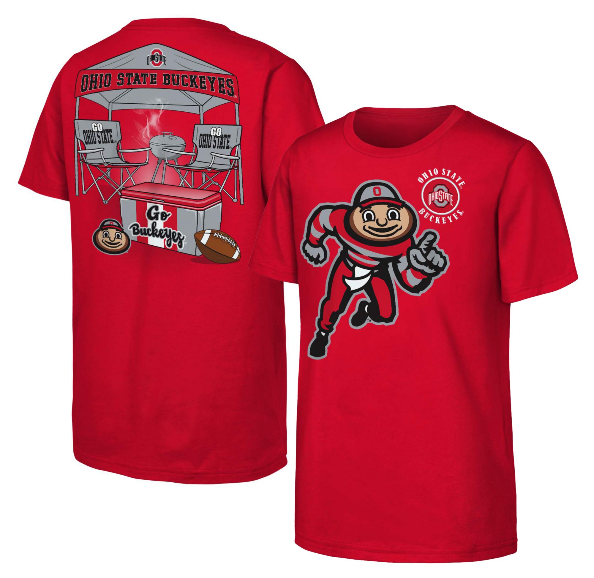 NCAA Youth Ohio State Buckeyes Red Tailgater T-Shirt